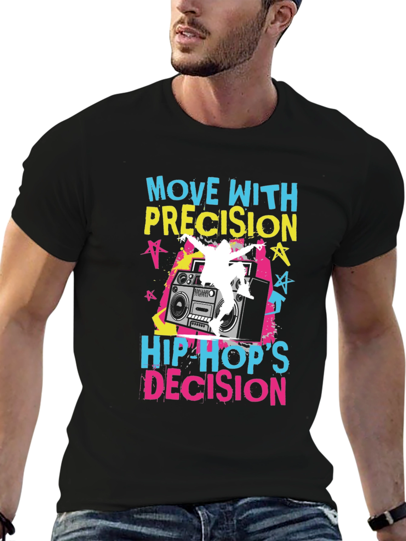 Hip Hop Move with Precision Graphic Tee
