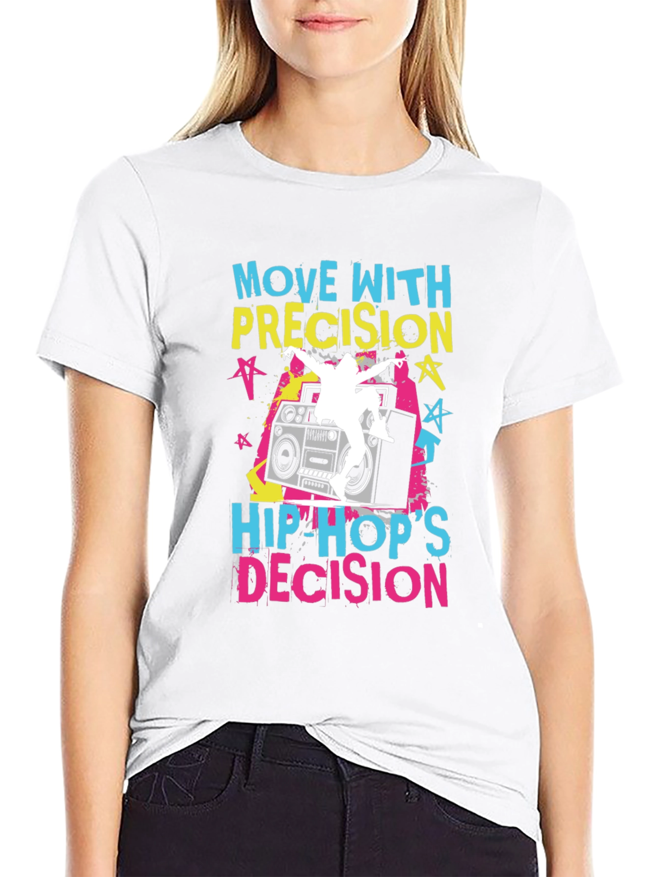 Hip Hop Move with Precision Graphic Tee
