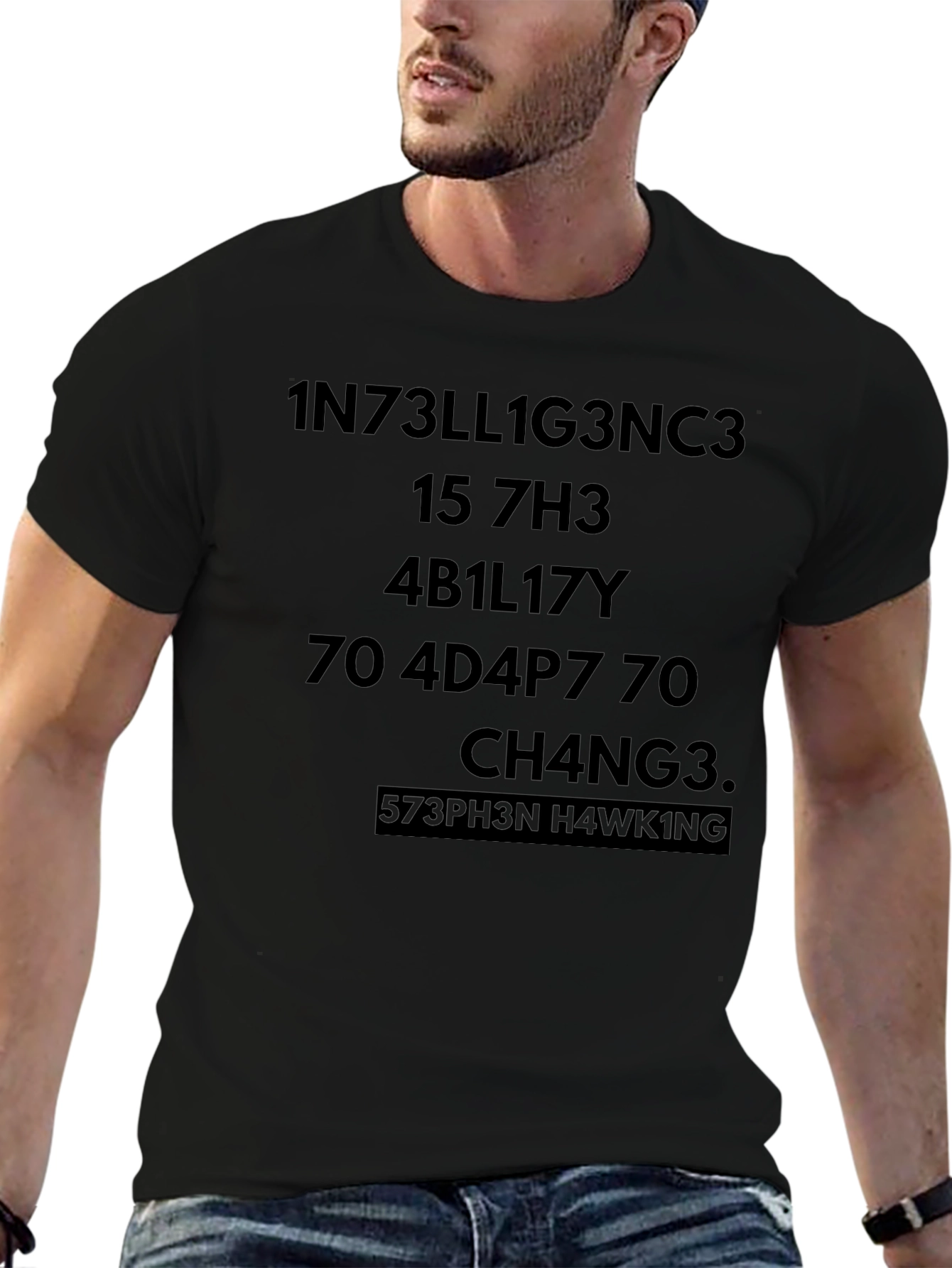 Intelligence Stephen Hawking T-Shirt