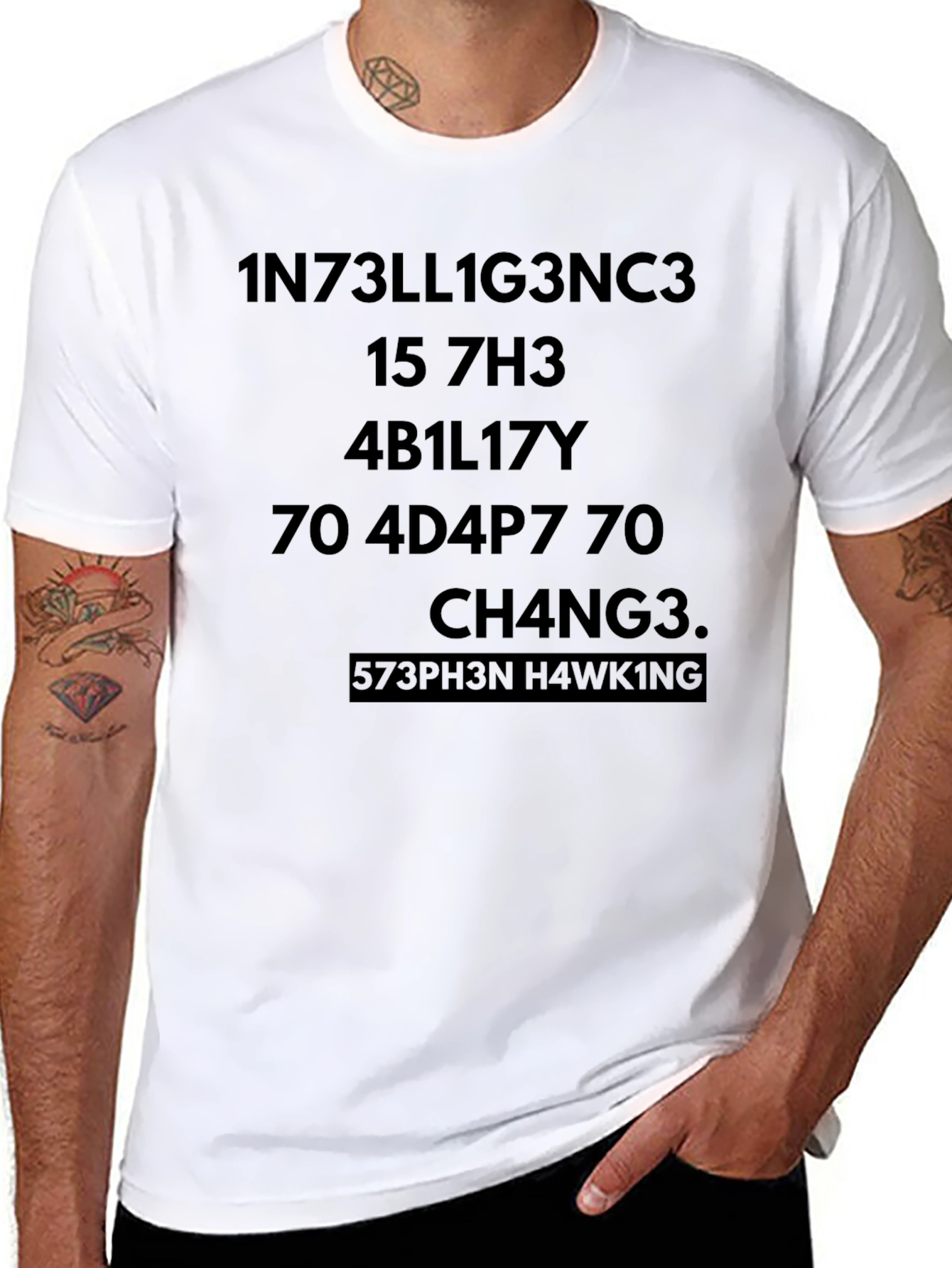 Intelligence Stephen Hawking T-Shirt