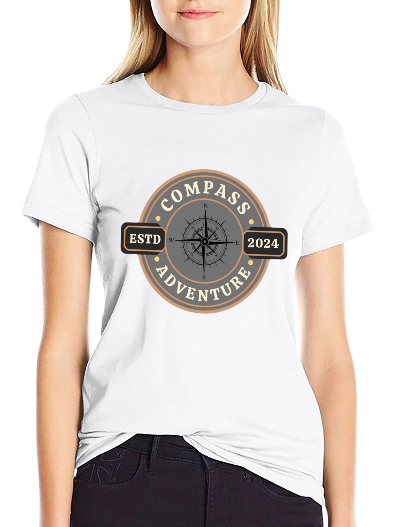 Compass Adventure Graphic T-Shirt