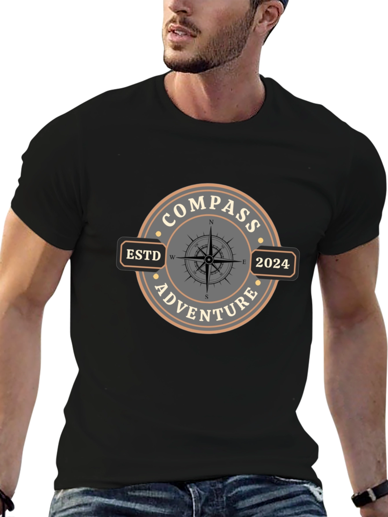 Compass Adventure Graphic T-Shirt