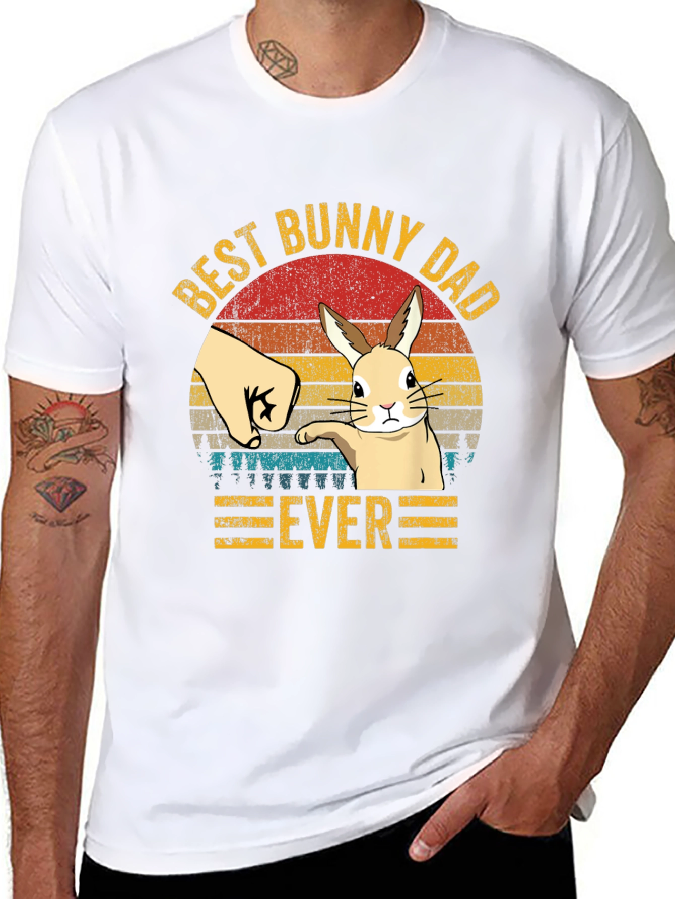 Best Bunny Dad Ever T-Shirt