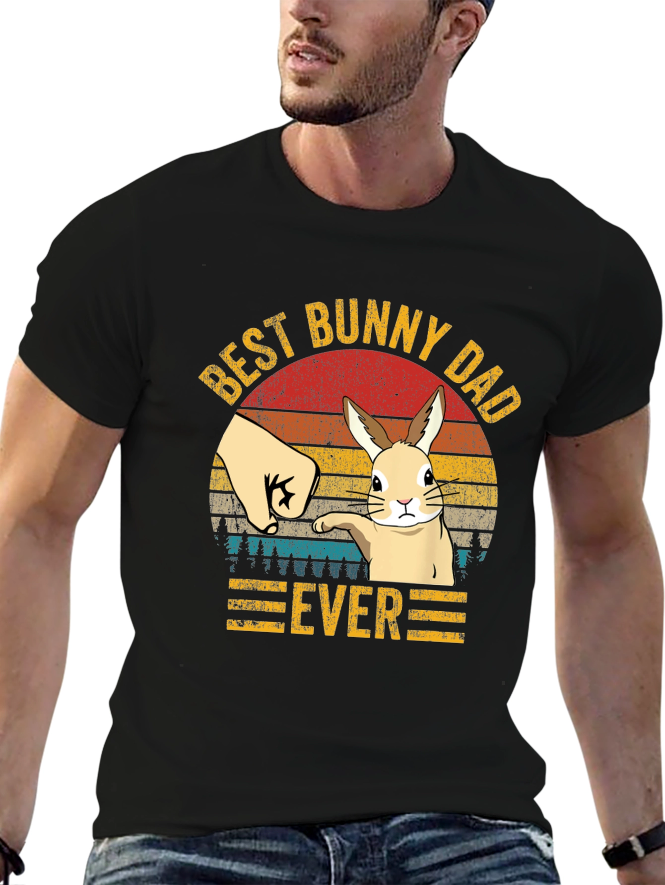 Best Bunny Dad Ever T-Shirt