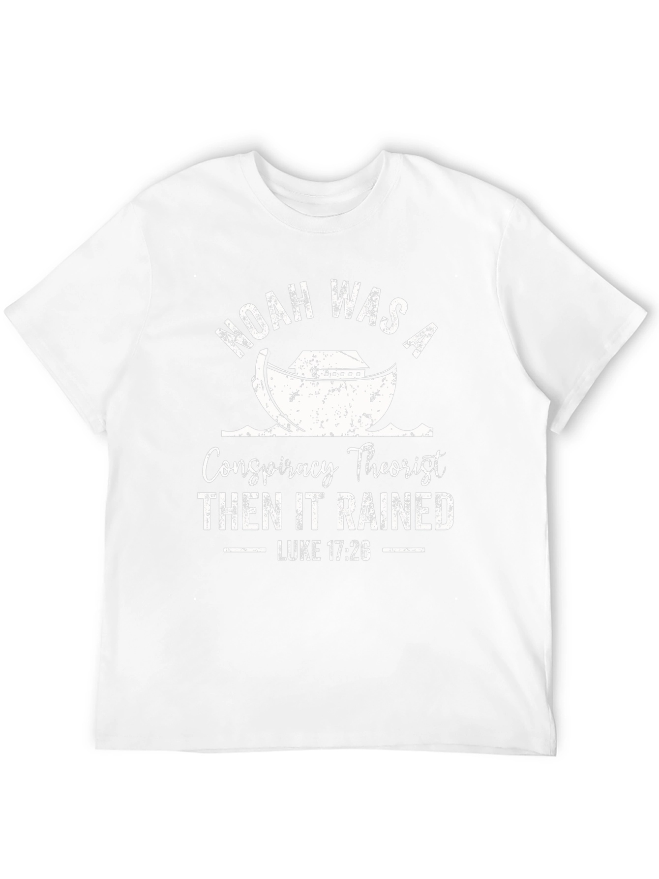 Noah Conspiracy Theorist Funny Christian T-Shirt