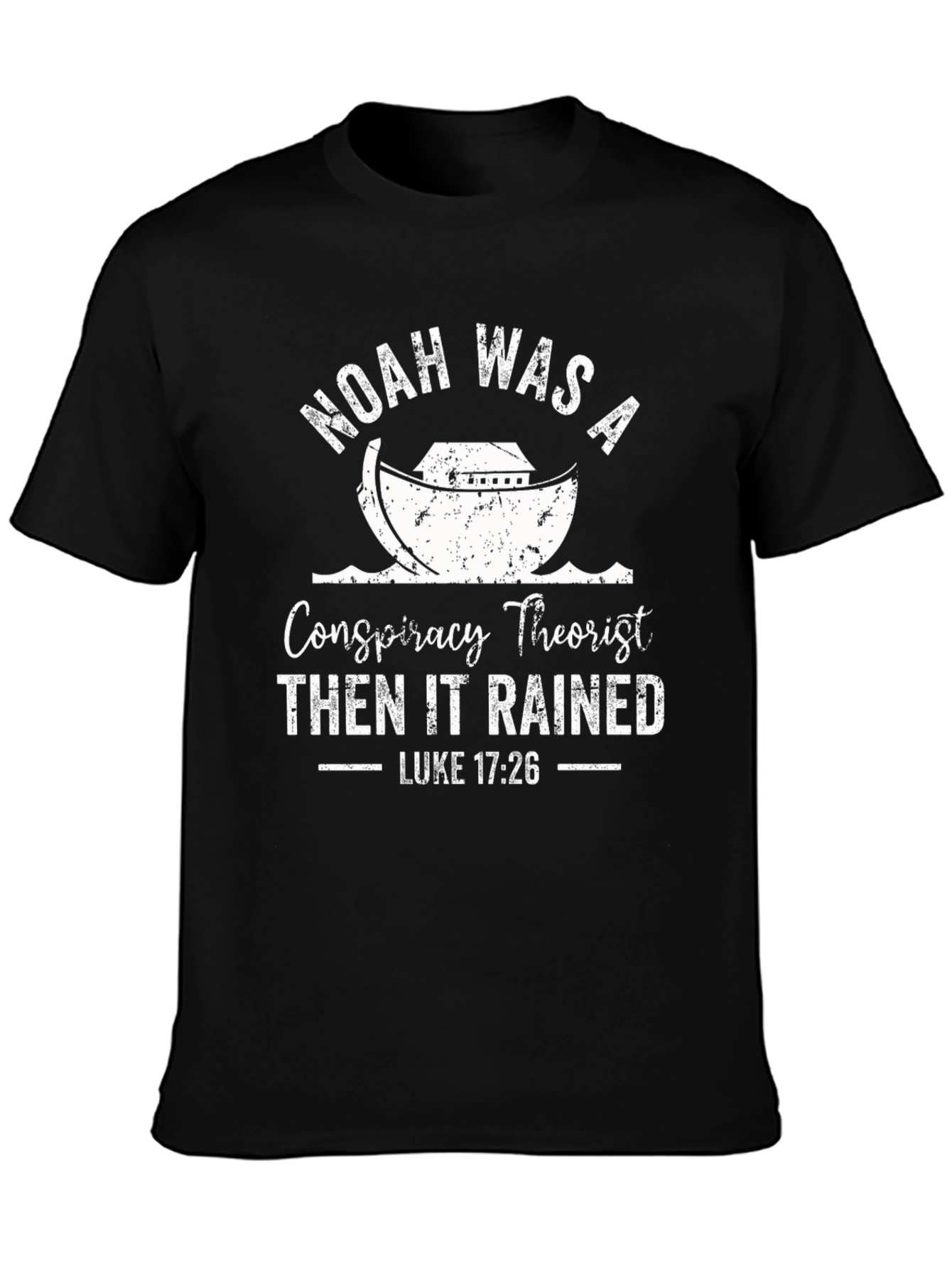 Noah Conspiracy Theorist Funny Christian T-Shirt