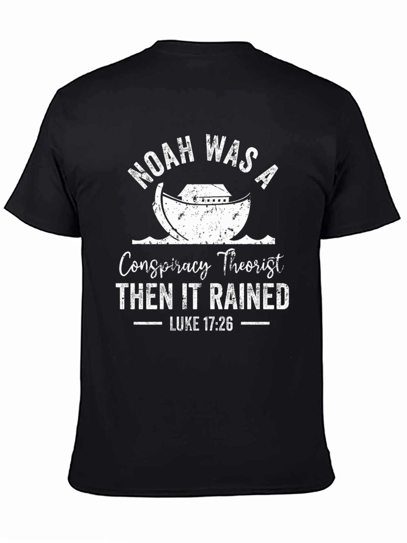 Noah Conspiracy Theorist Funny Christian T-Shirt