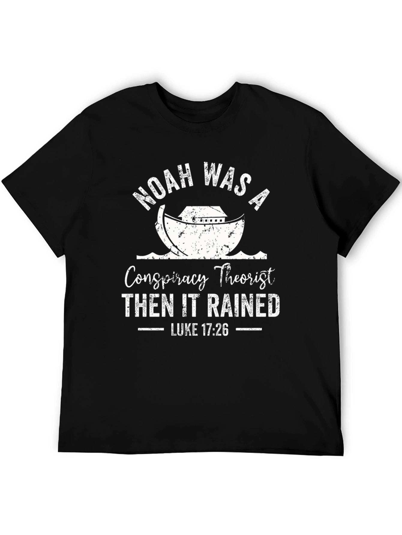 Noah Conspiracy Theorist Funny Christian T-Shirt