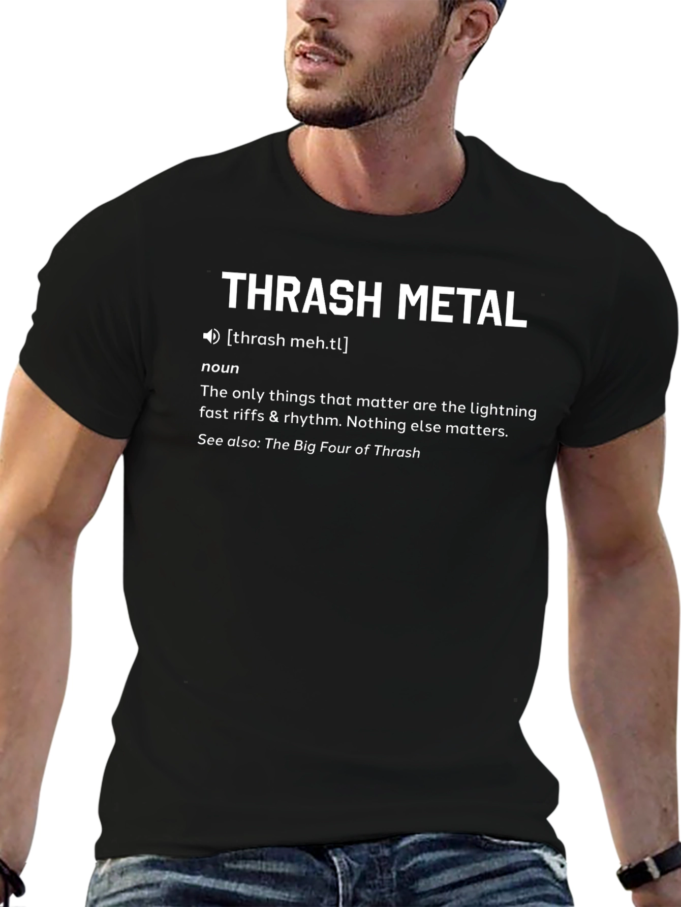 Thrash Metal Definition Black T-Shirt