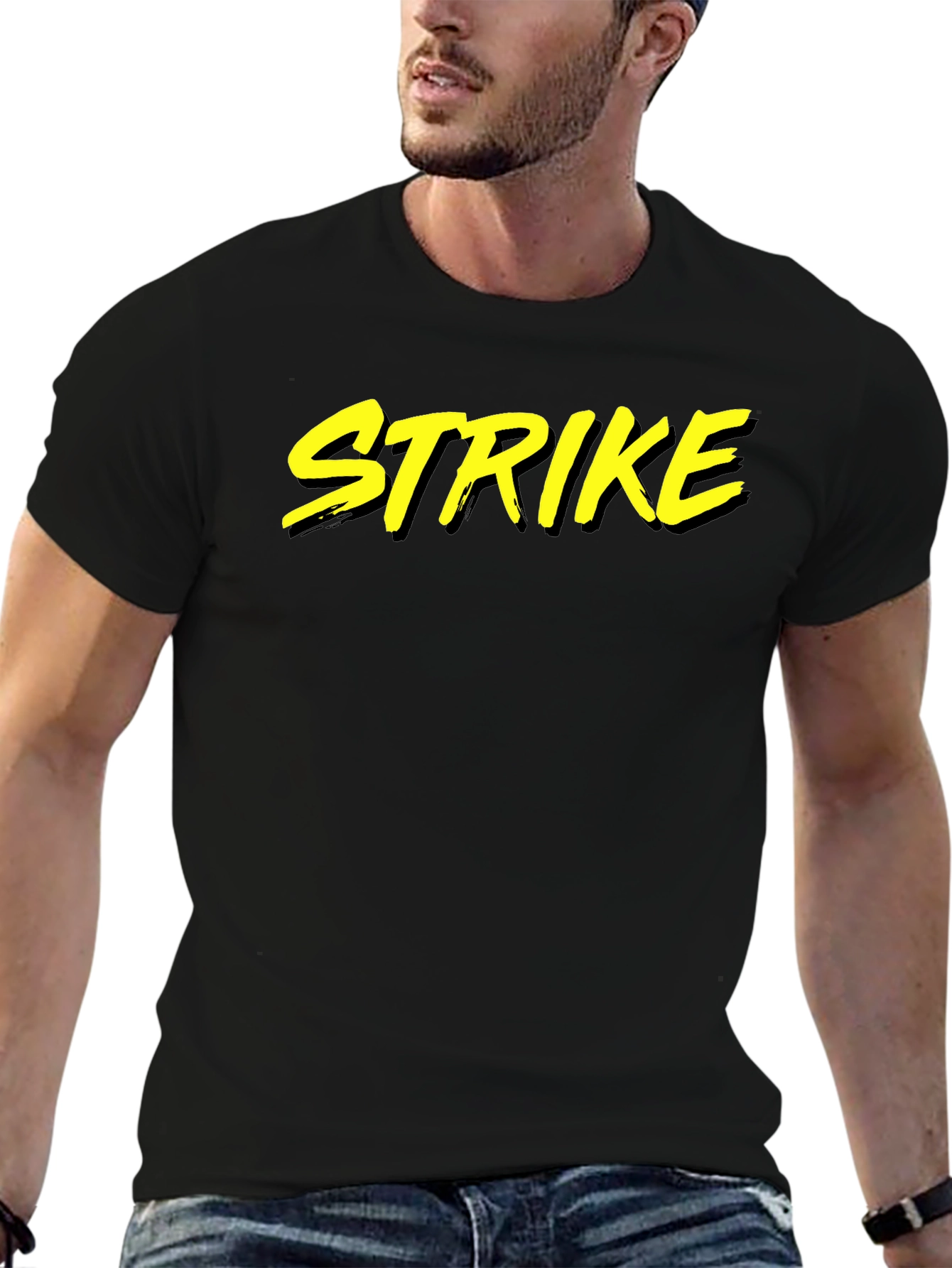 Strike Graphic Tee - Black