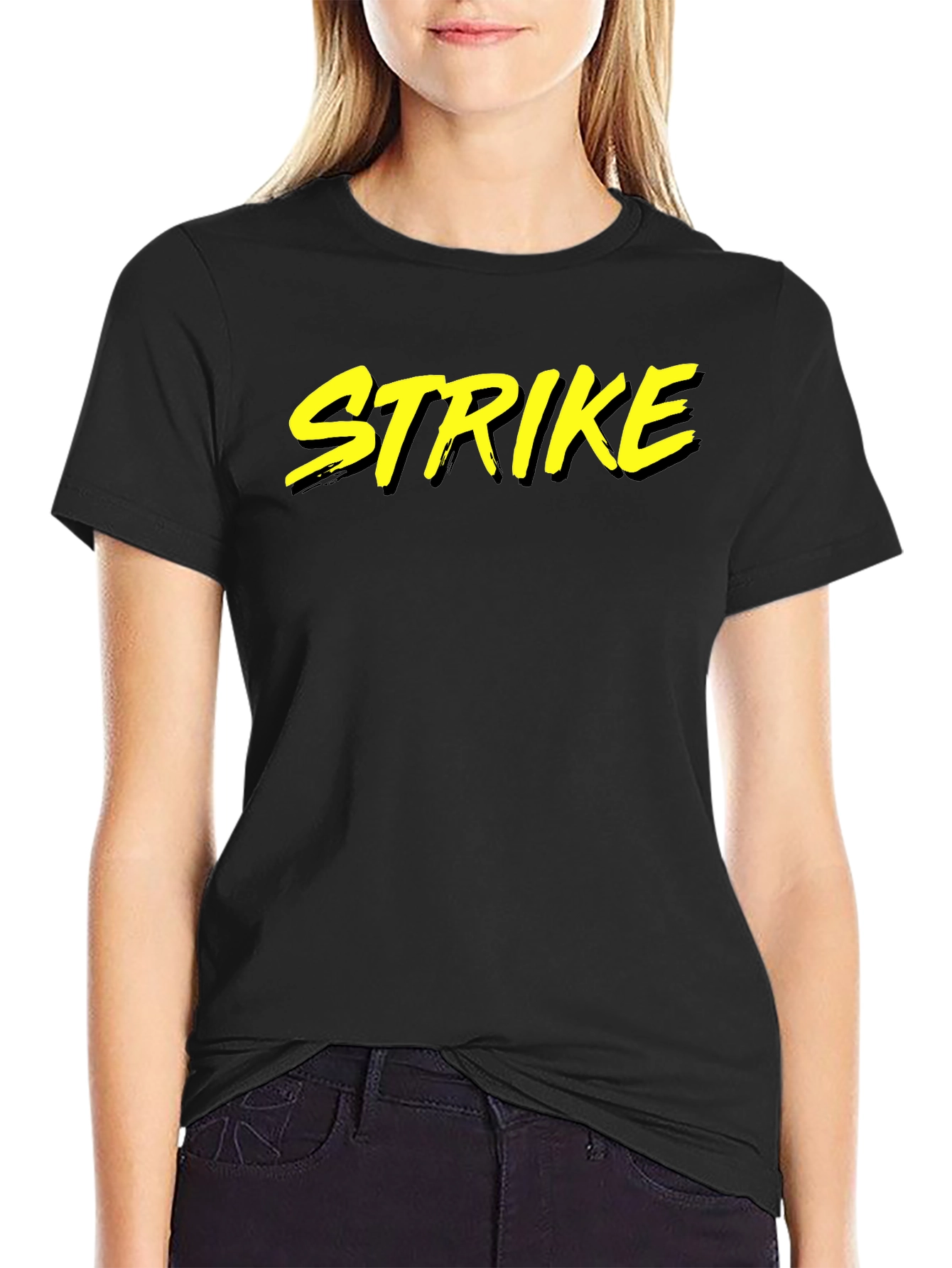 Strike Graphic Tee - Black