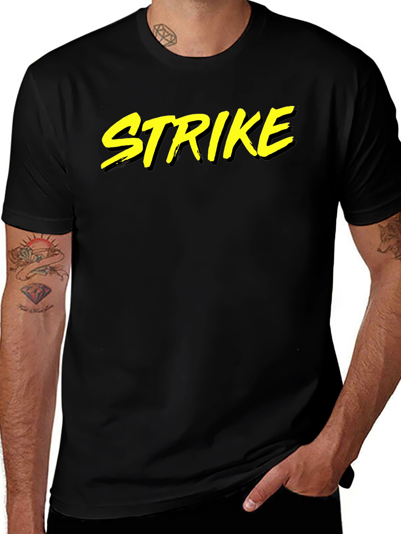 Strike Graphic Tee - Black