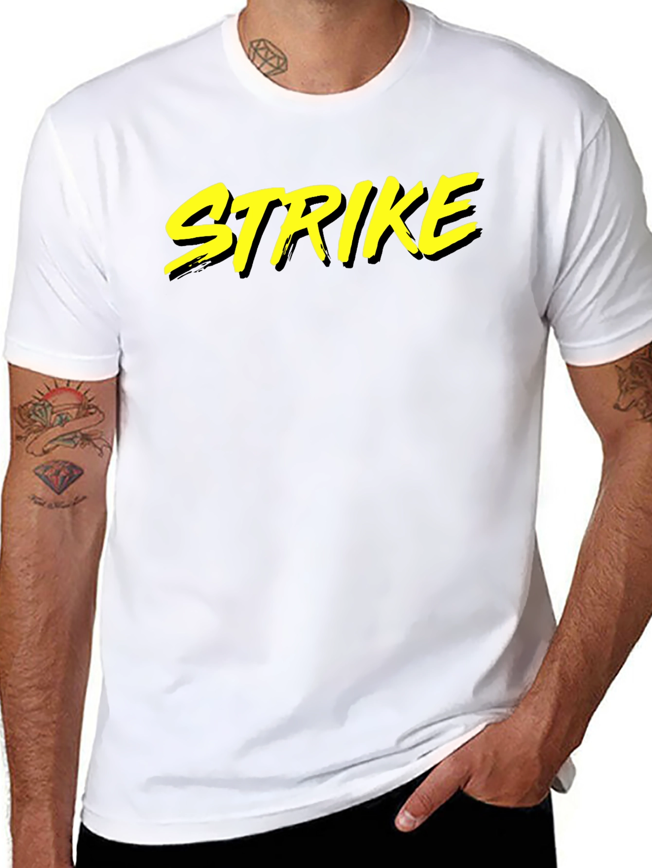 Strike Graphic Tee - Black