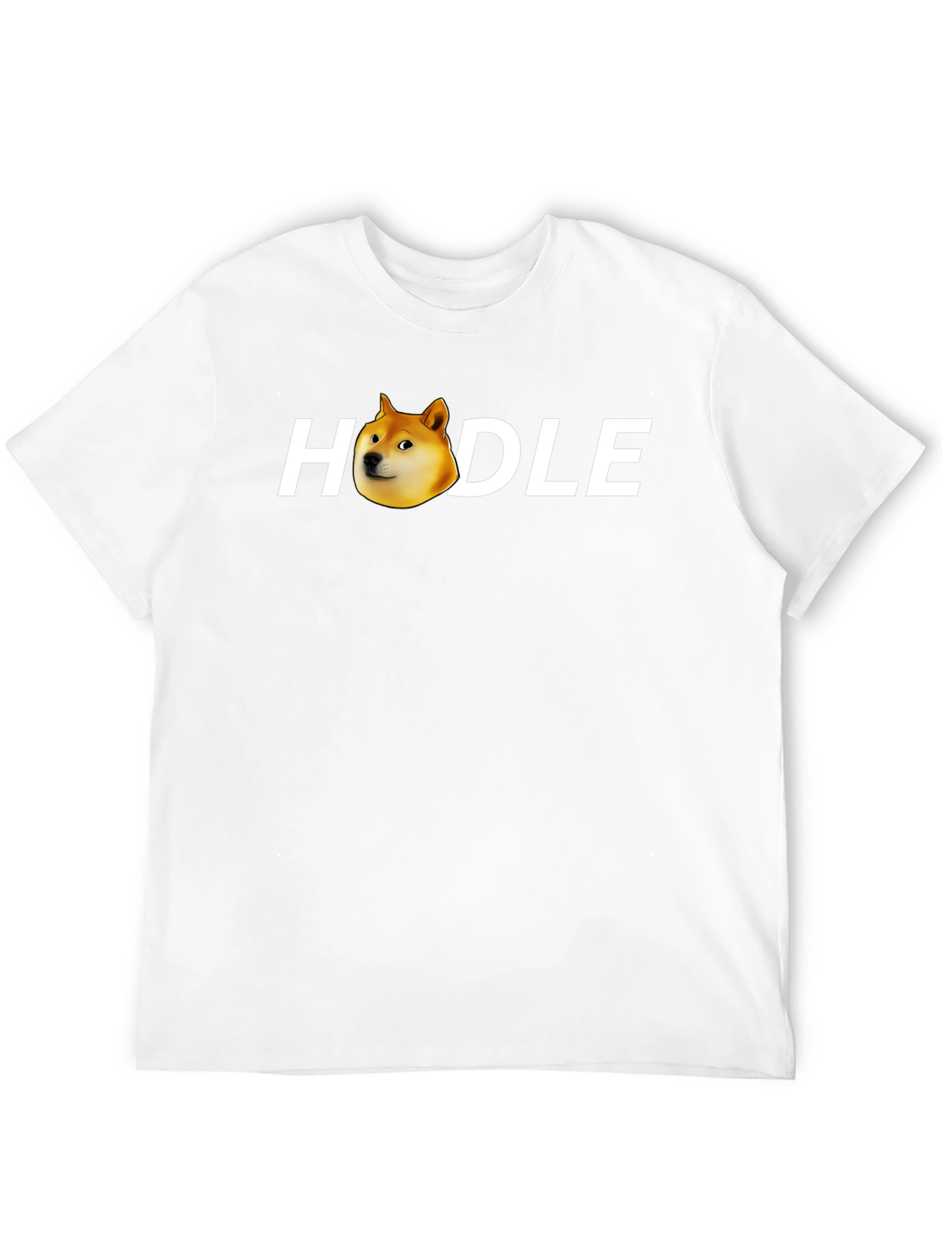 HODLE Doge Black T-Shirt Crypto Meme Tee