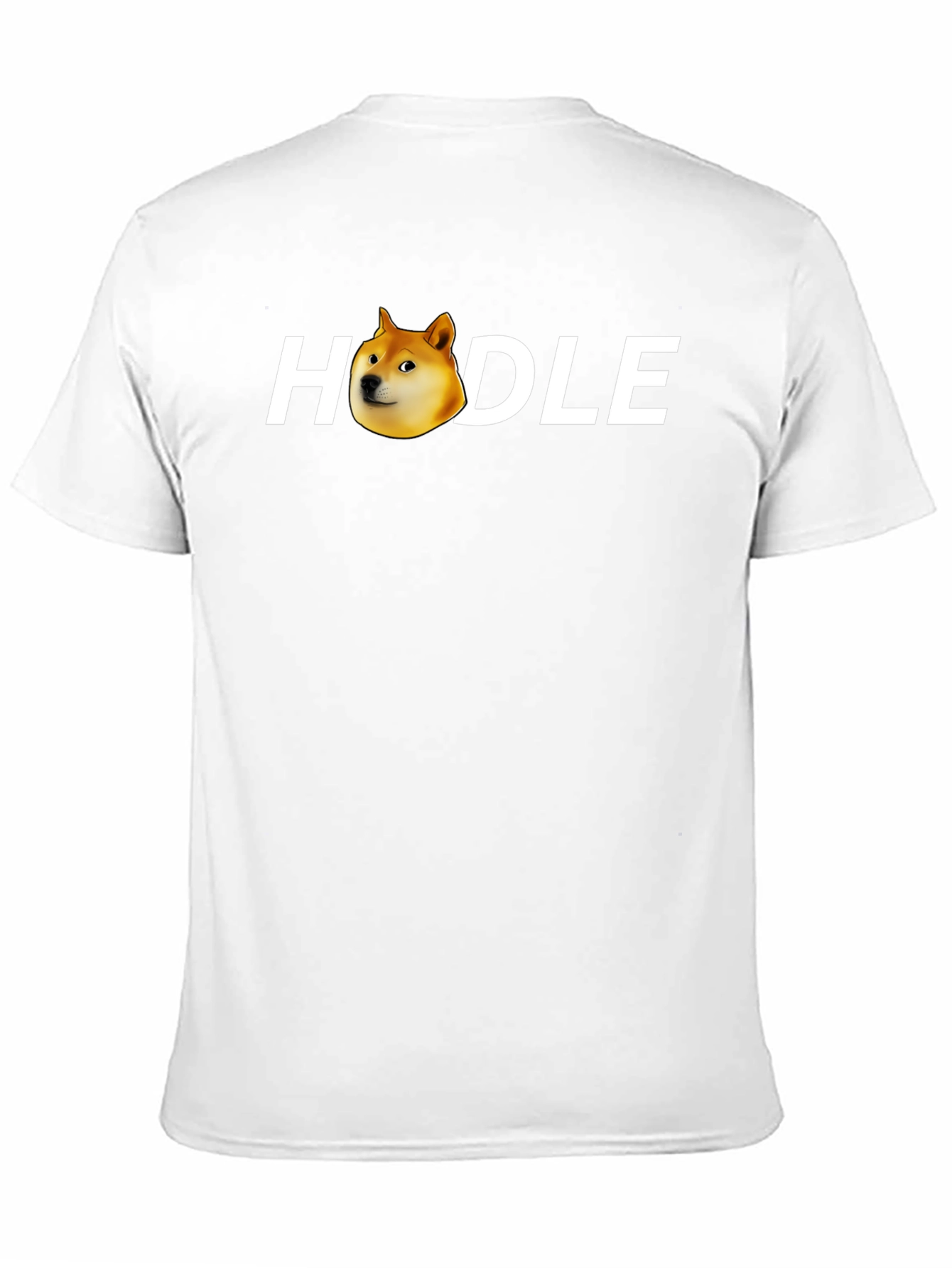 HODLE Doge Black T-Shirt Crypto Meme Tee