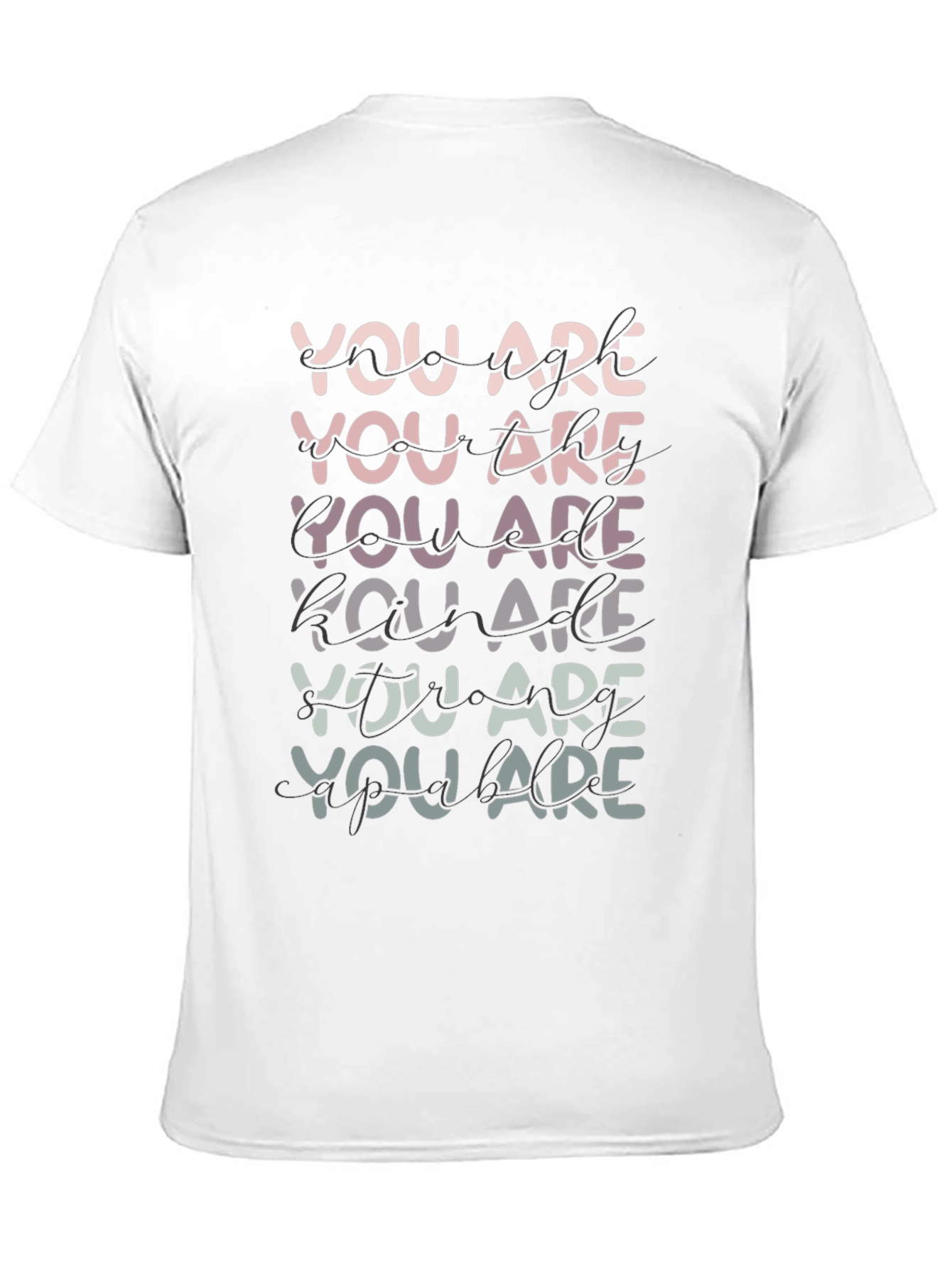 You Are Graphic T-Shirt - Black Trendy Tee