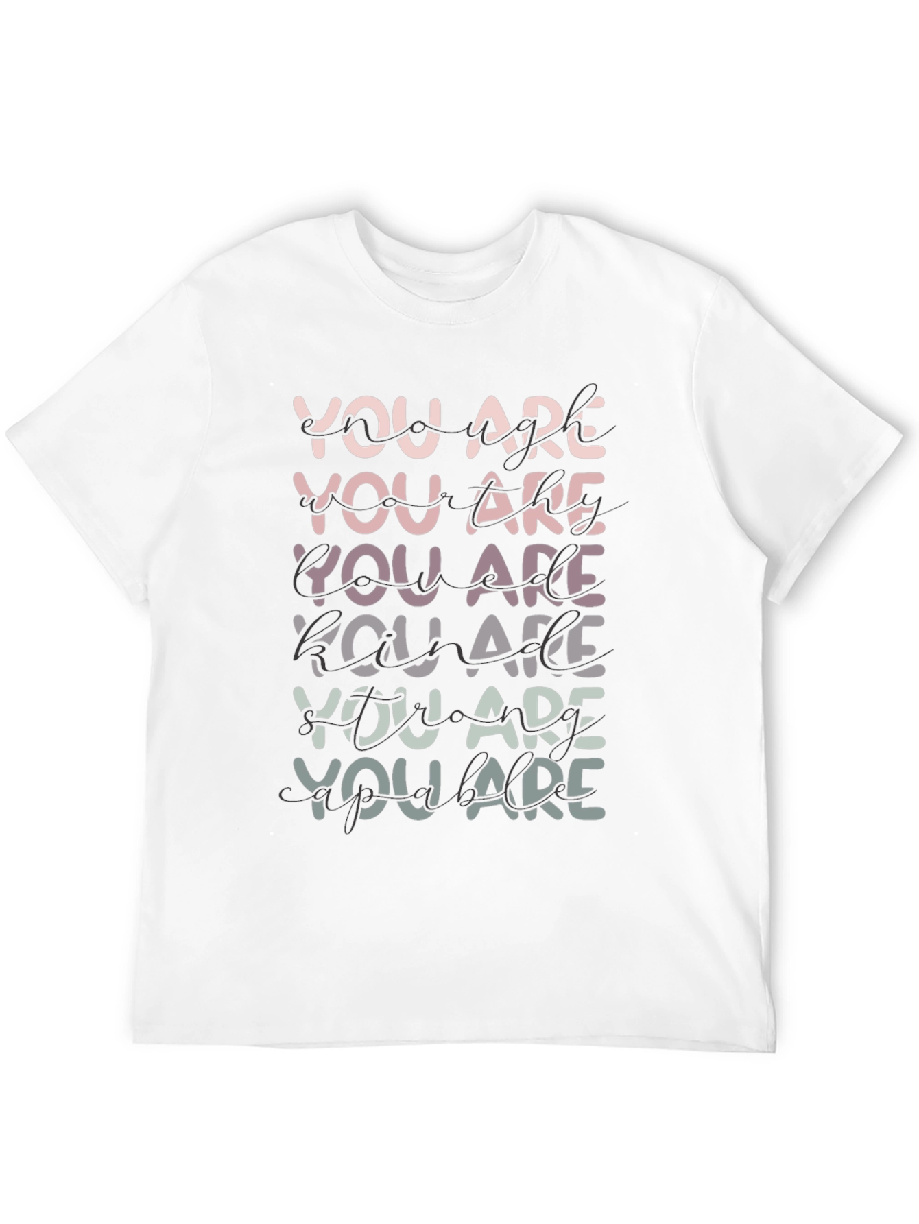 You Are Graphic T-Shirt - Black Trendy Tee