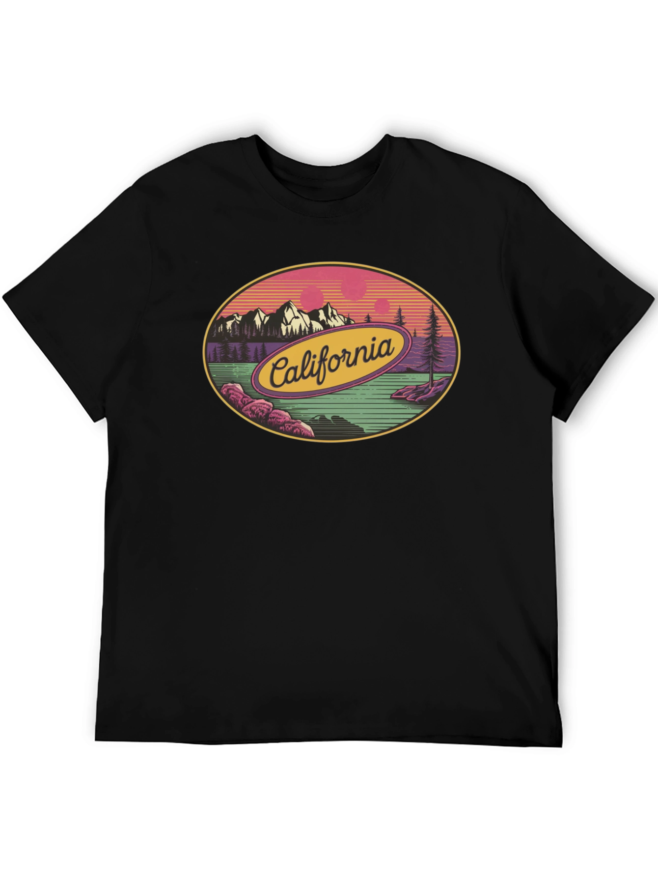 California Graphic Tee - Retro Style
