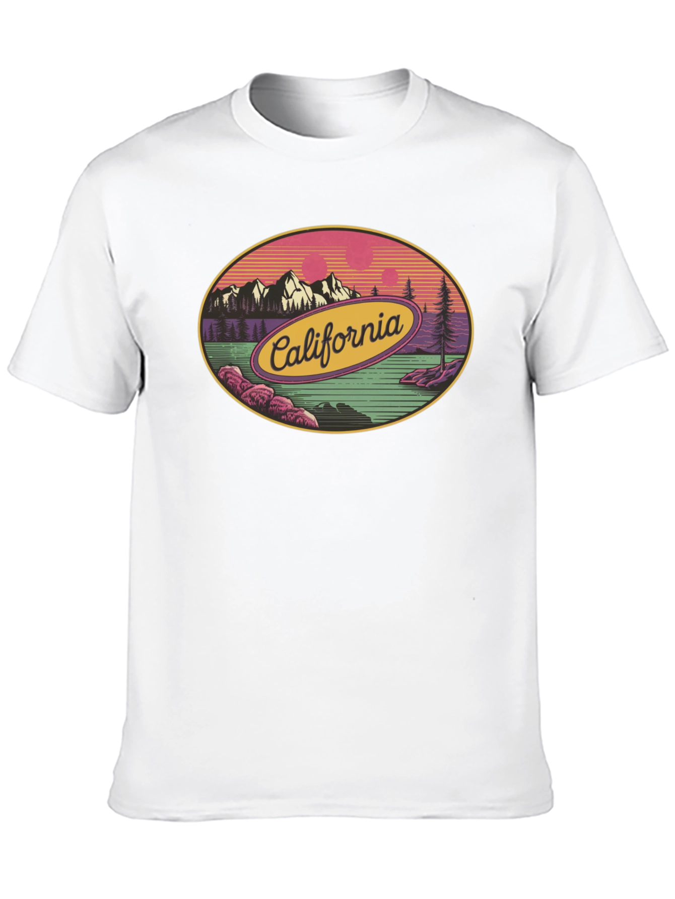 California Graphic Tee - Retro Style
