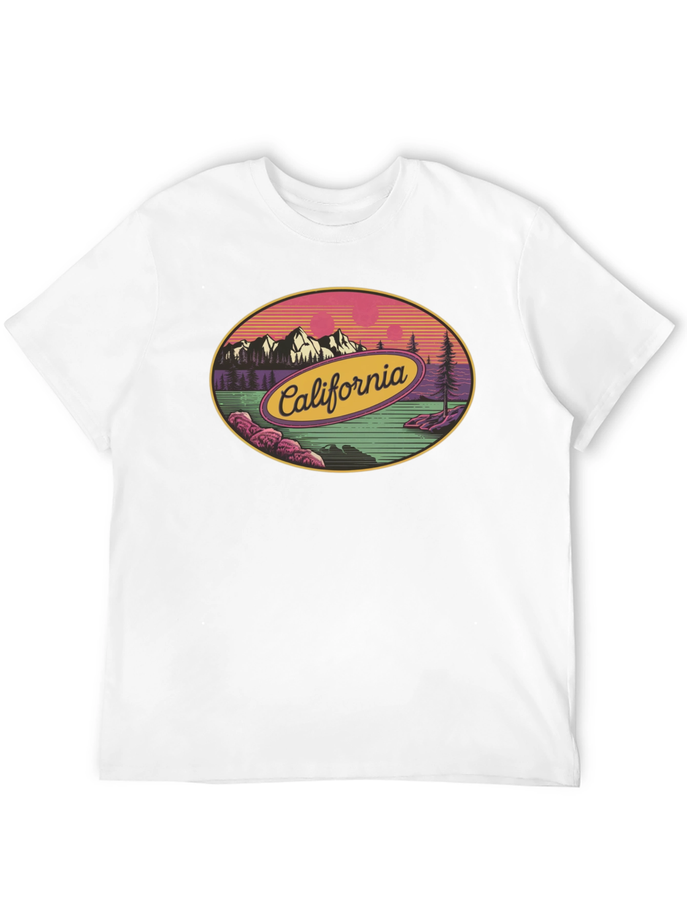 California Graphic Tee - Retro Style