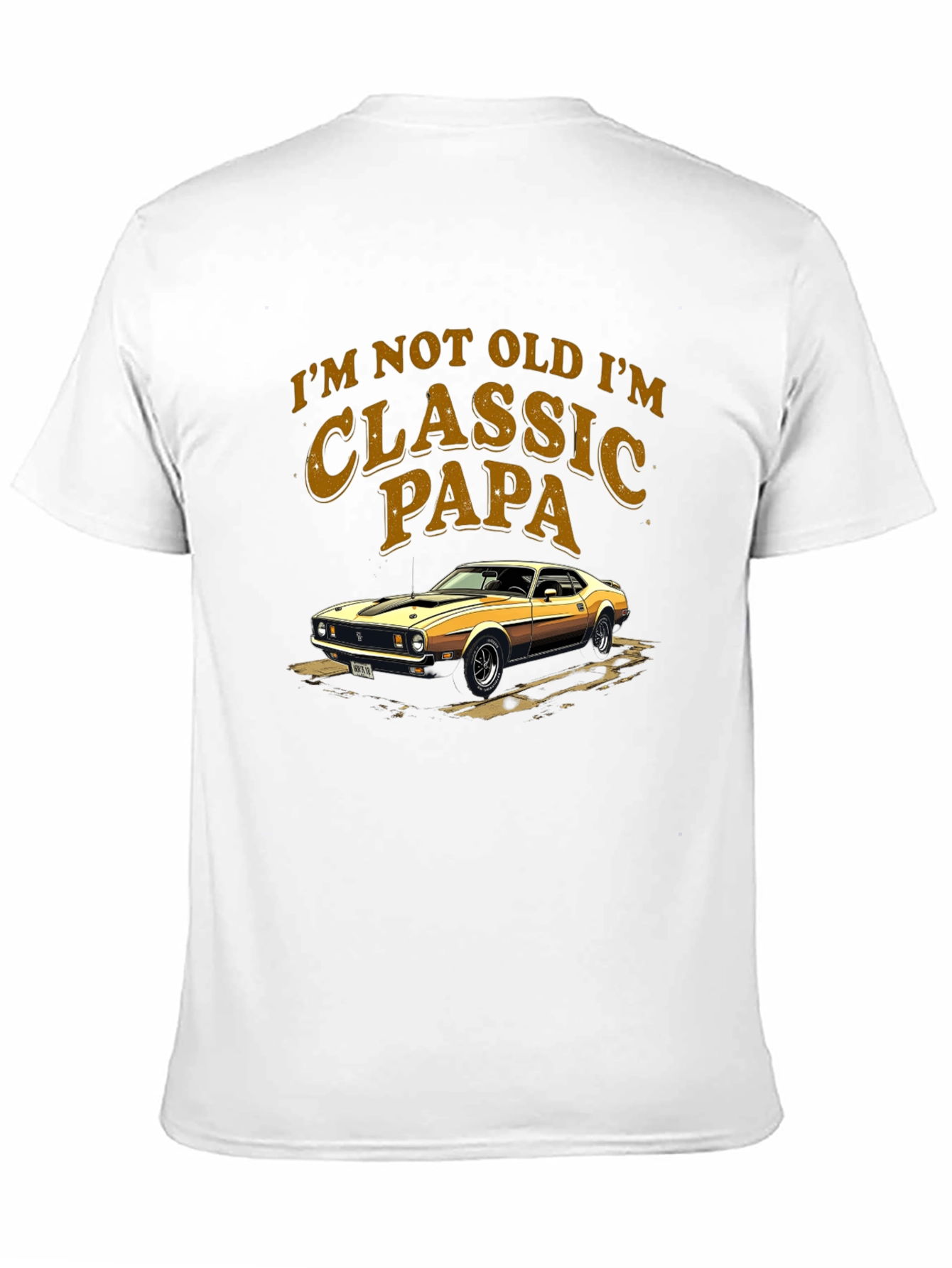 Classic Papa Car Graphic T-Shirt