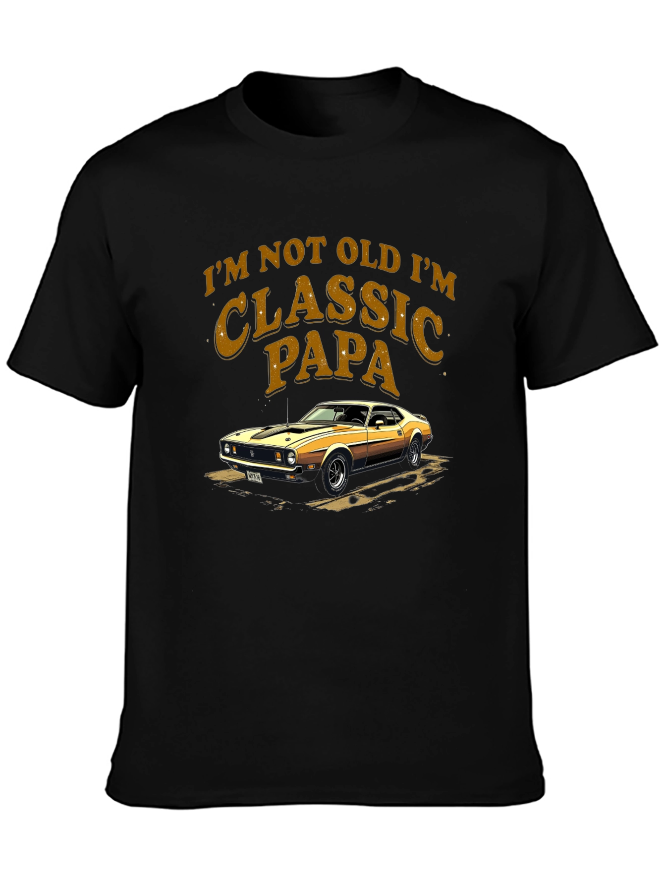 Classic Papa Car Graphic T-Shirt