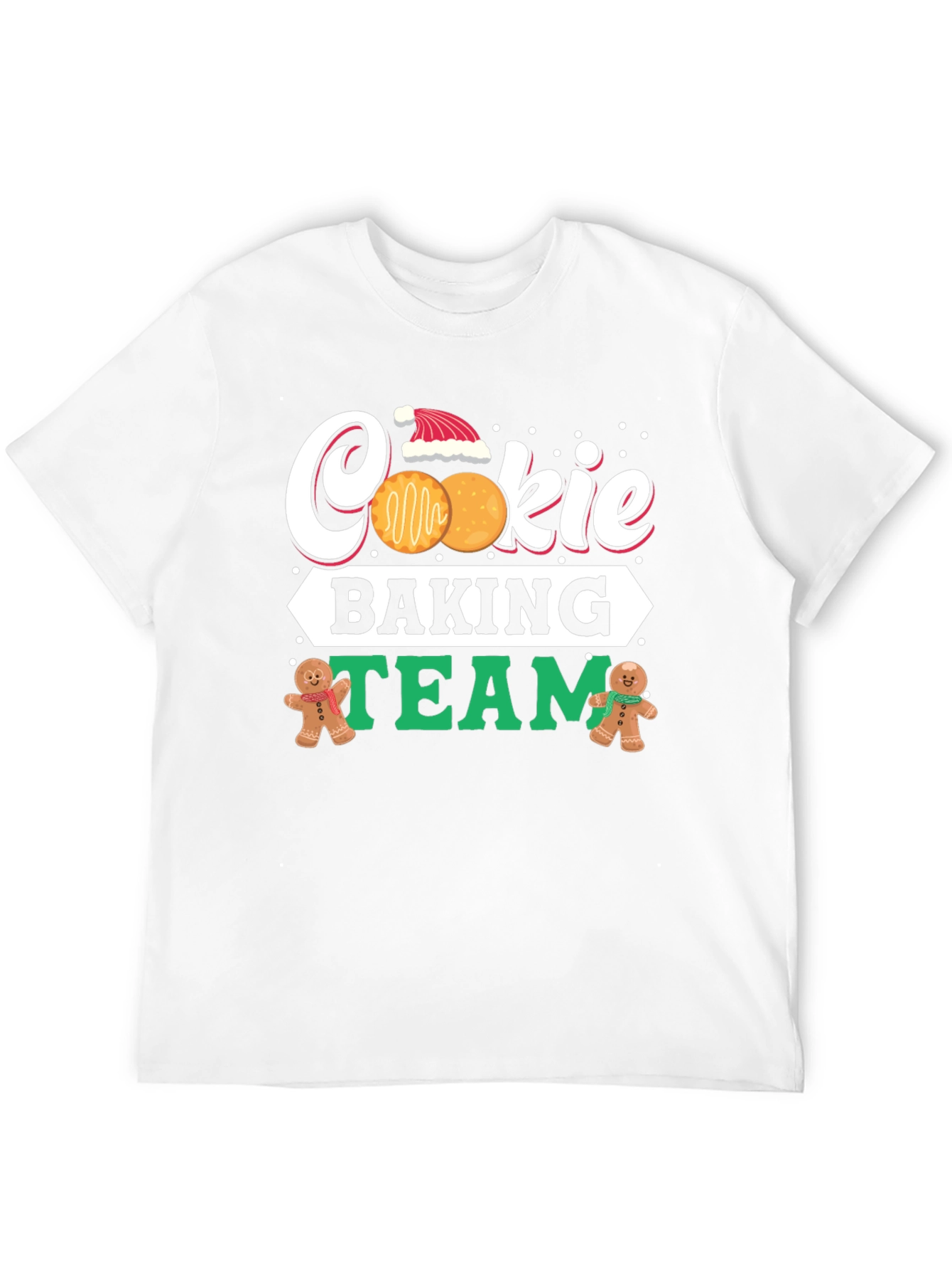 Cookie Baking Team Holiday Graphic T-Shirt