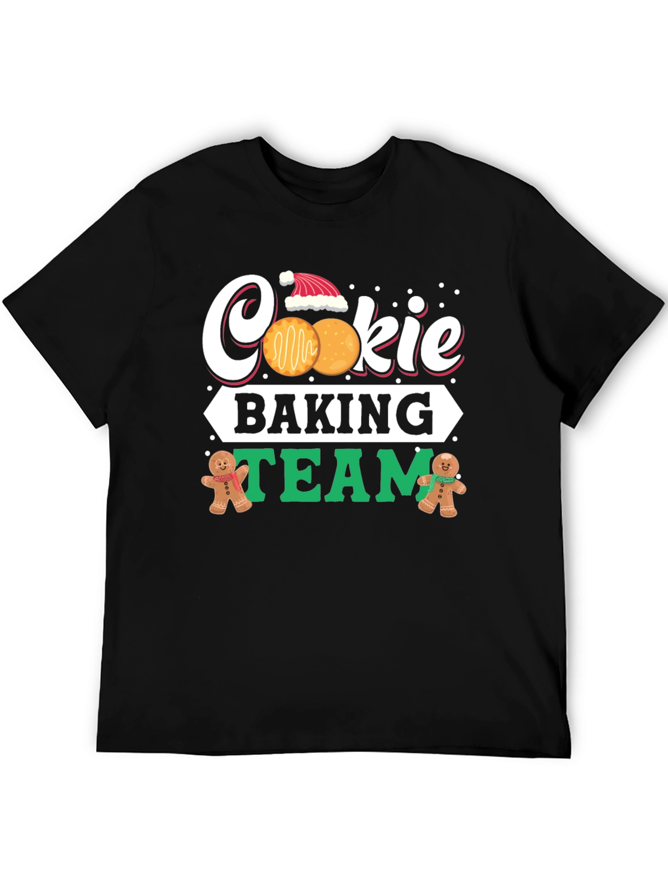 Cookie Baking Team Holiday Graphic T-Shirt