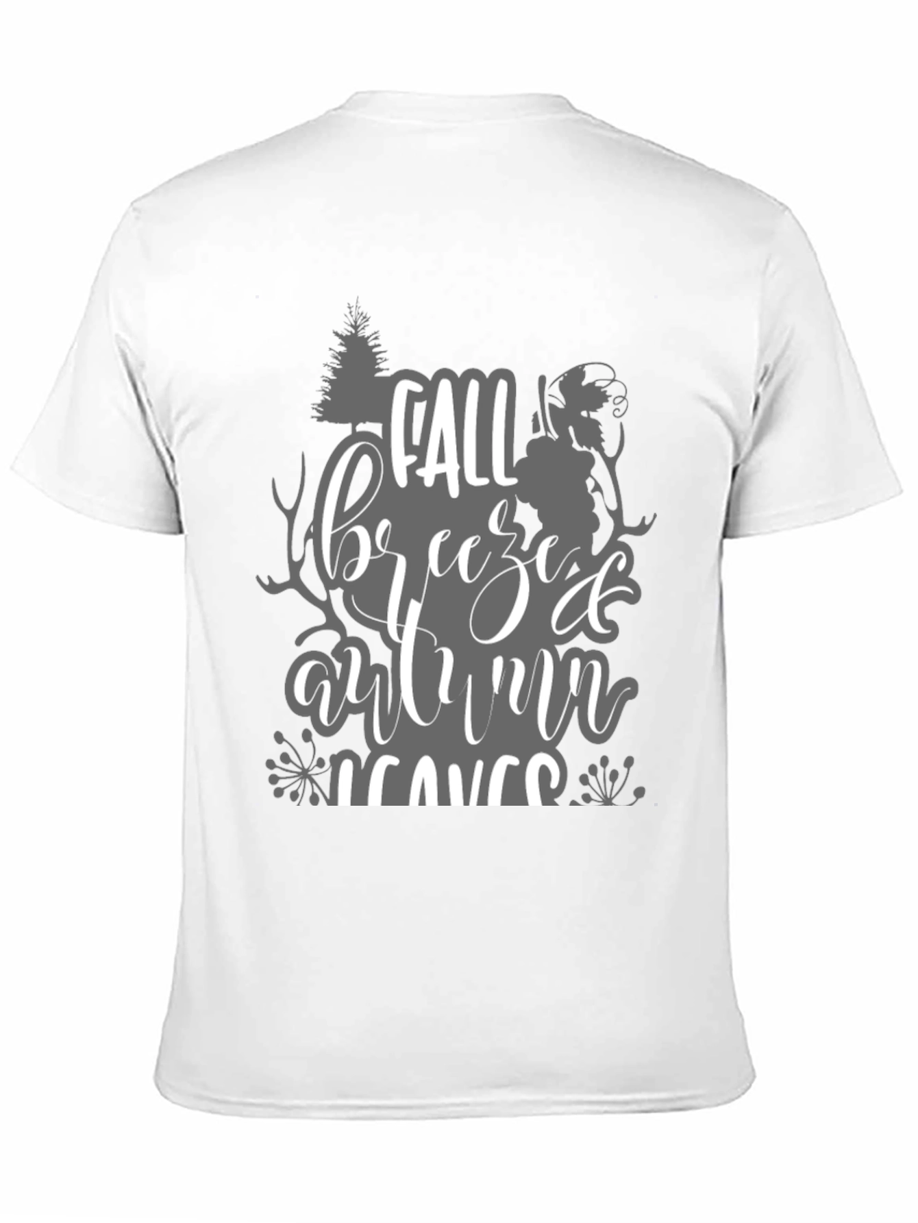 Fall Breeze Autumn Leaves Graphic T-Shirt
