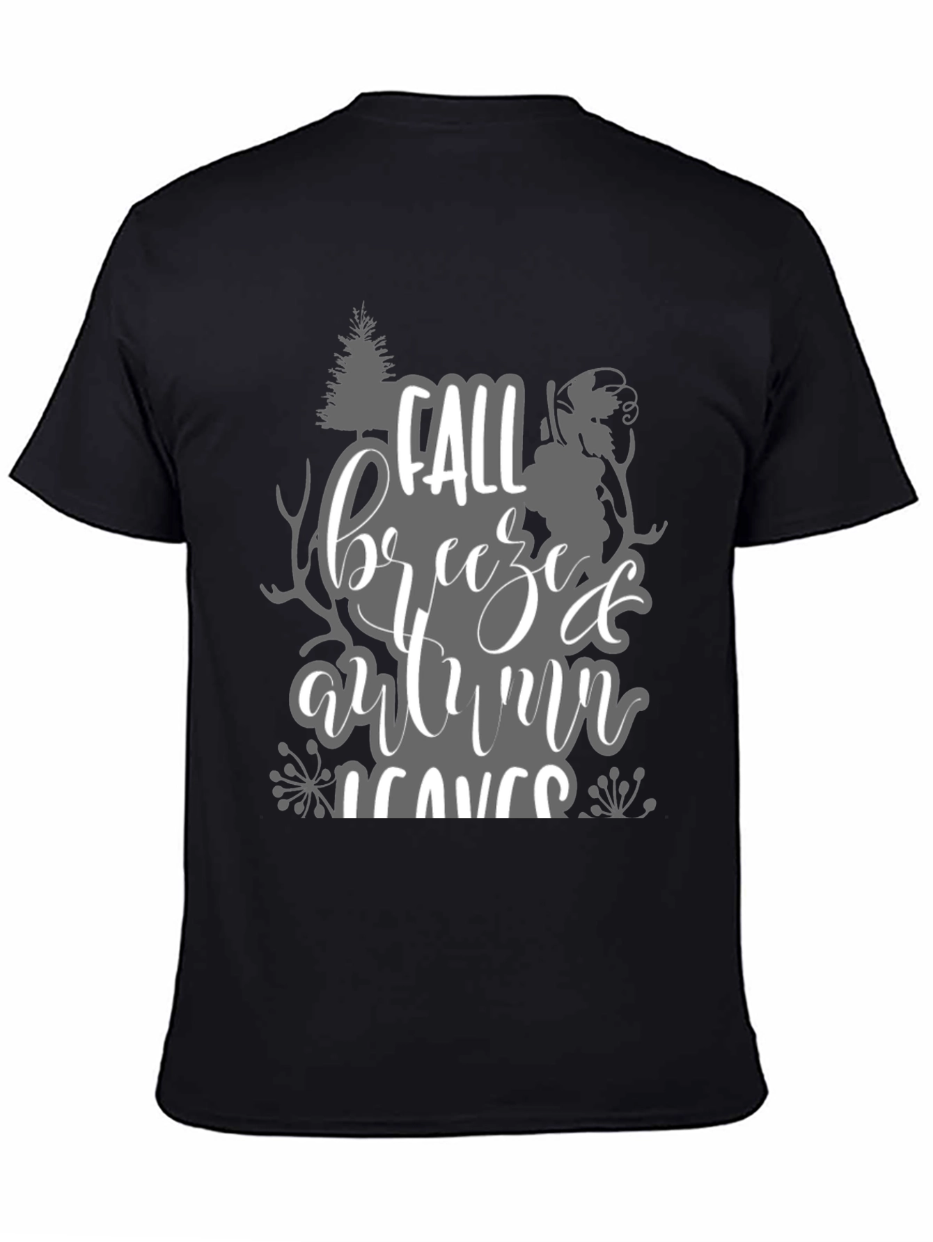 Fall Breeze Autumn Leaves Graphic T-Shirt