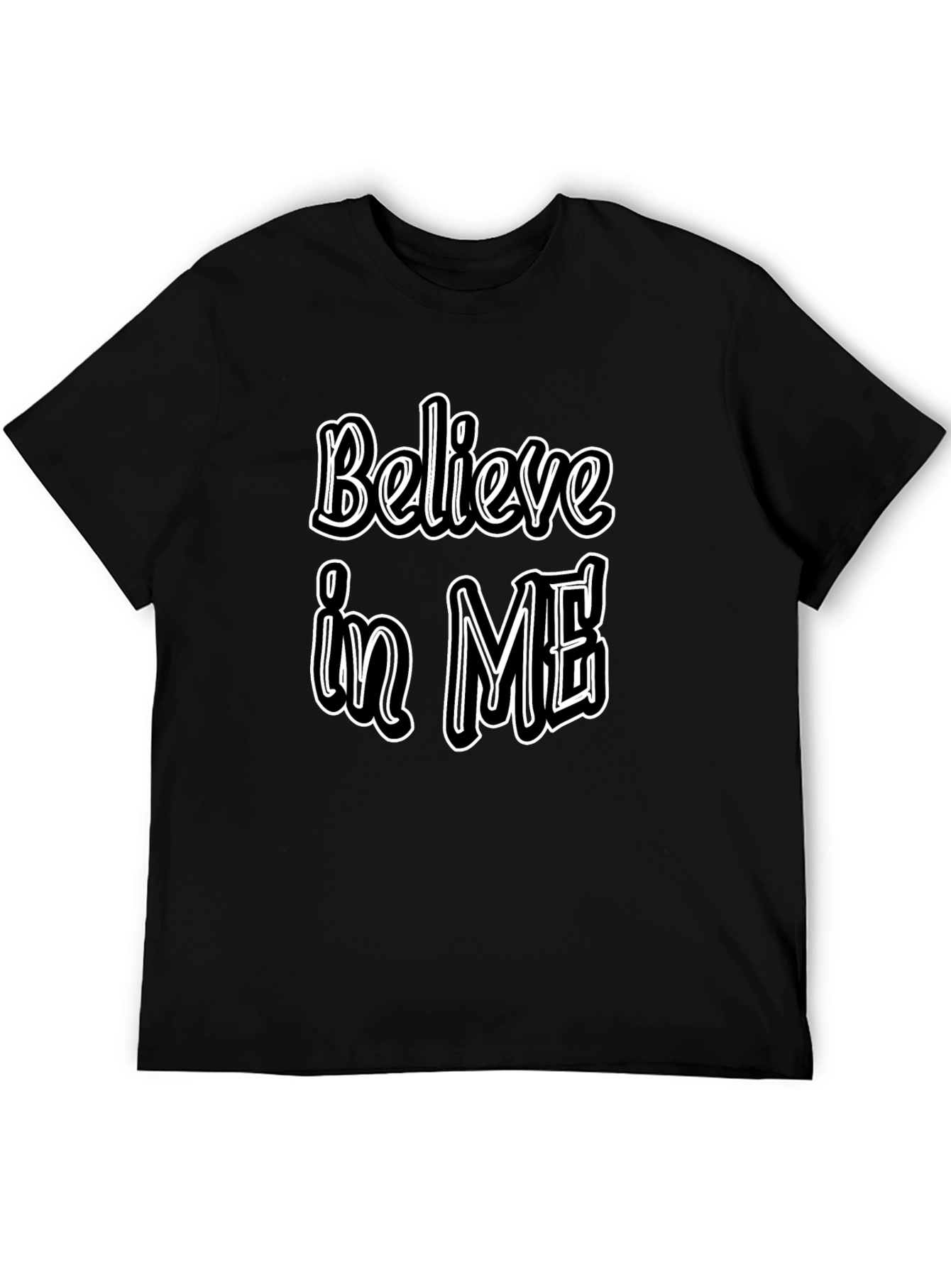 Believe In Me Graphic Tee - Stylish Menswear