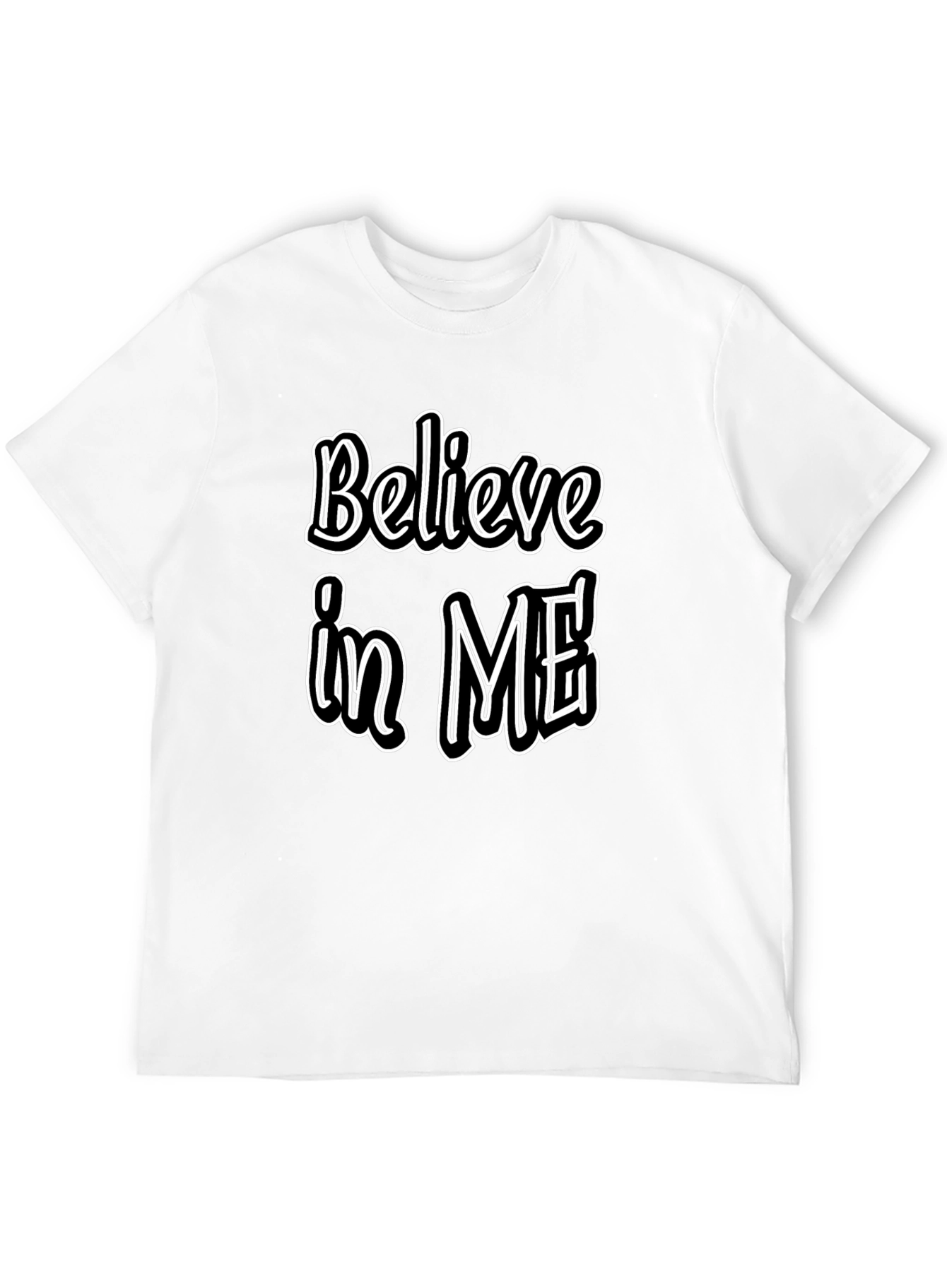 Believe In Me Graphic Tee - Stylish Menswear