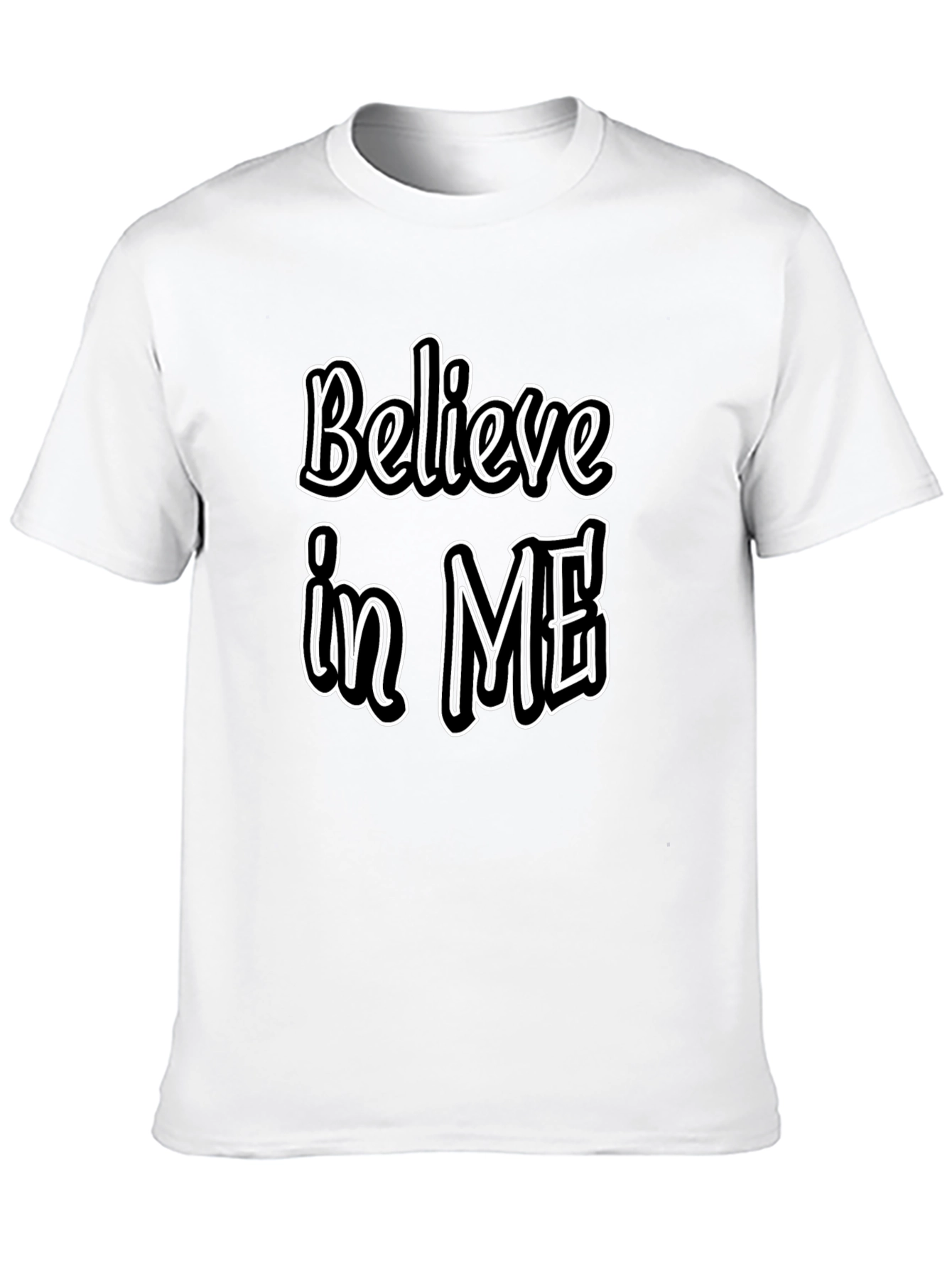 Believe In Me Graphic Tee - Stylish Menswear