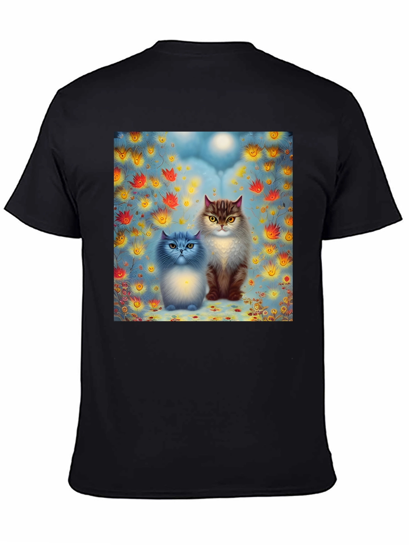 Cats in Bloom Graphic Tee