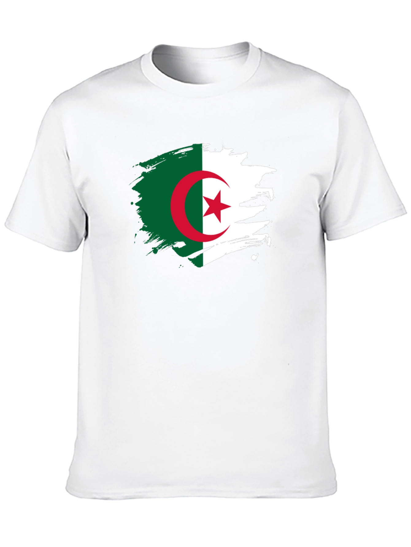Algeria Flag Black T-Shirt - Show Your Pride!