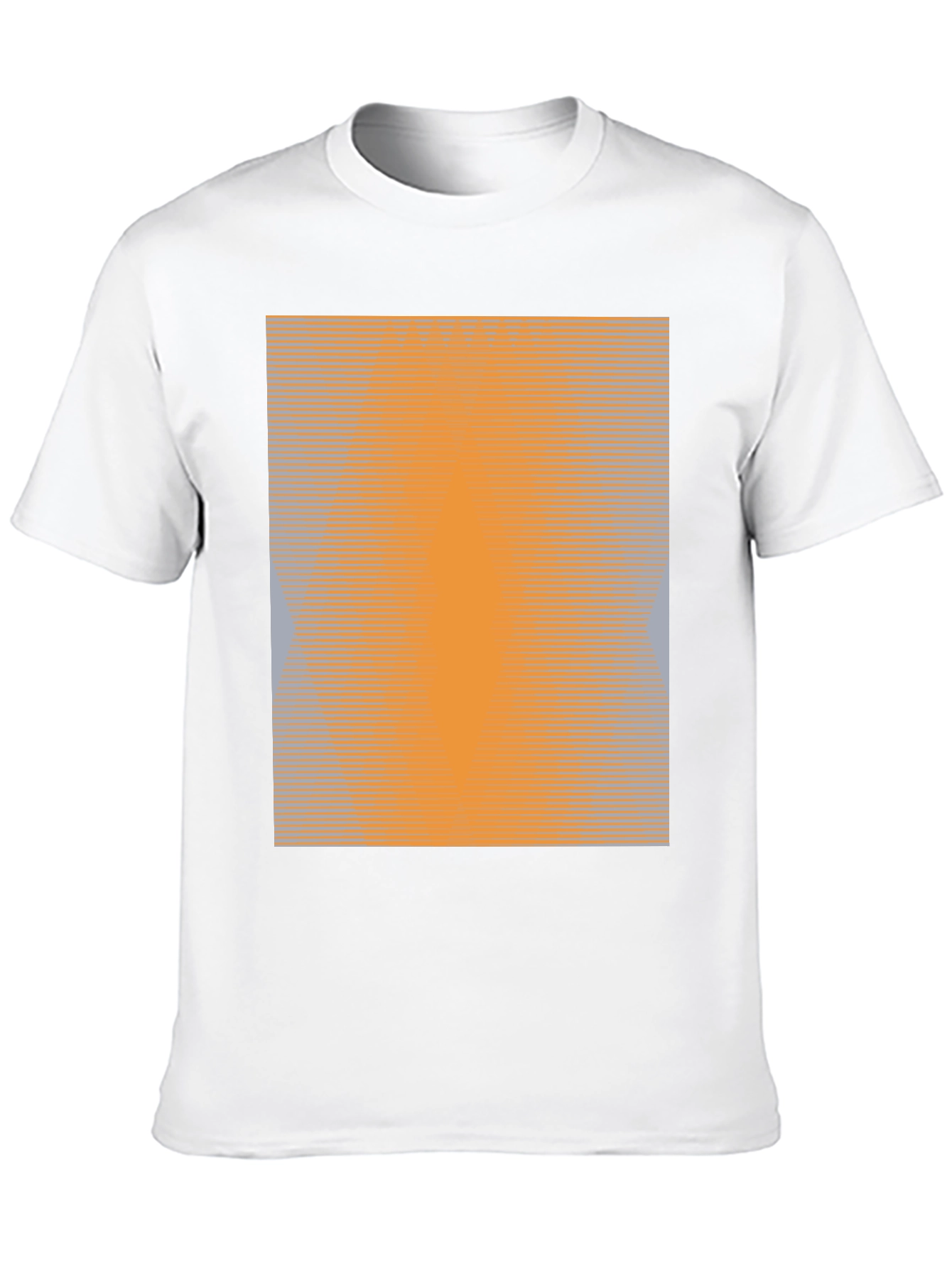 Gradient Pattern Black T-Shirt - Modern Casual Wear