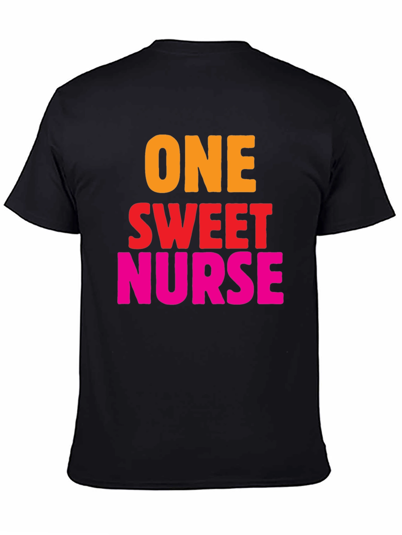 One Sweet Nurse Graphic Tee - Black T-Shirt
