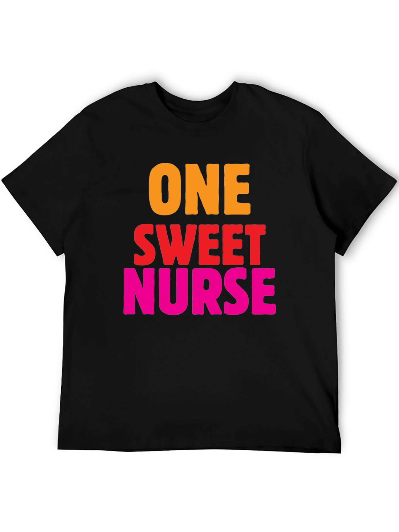 One Sweet Nurse Graphic Tee - Black T-Shirt