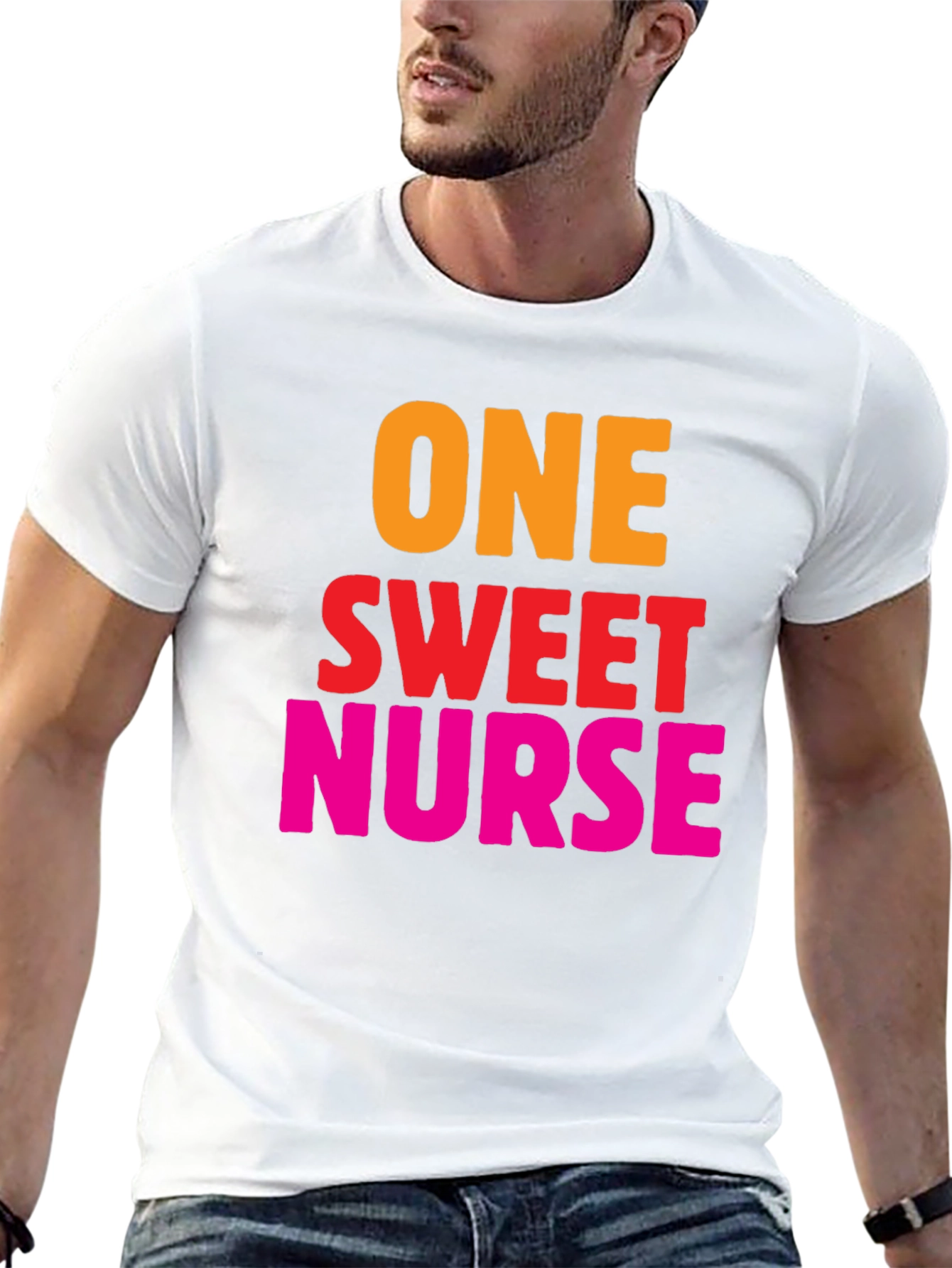 One Sweet Nurse Graphic Tee - Black T-Shirt