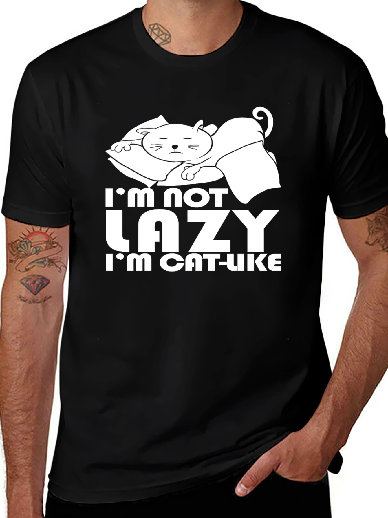 Im Not Lazy Im Cat-Like T-Shirt