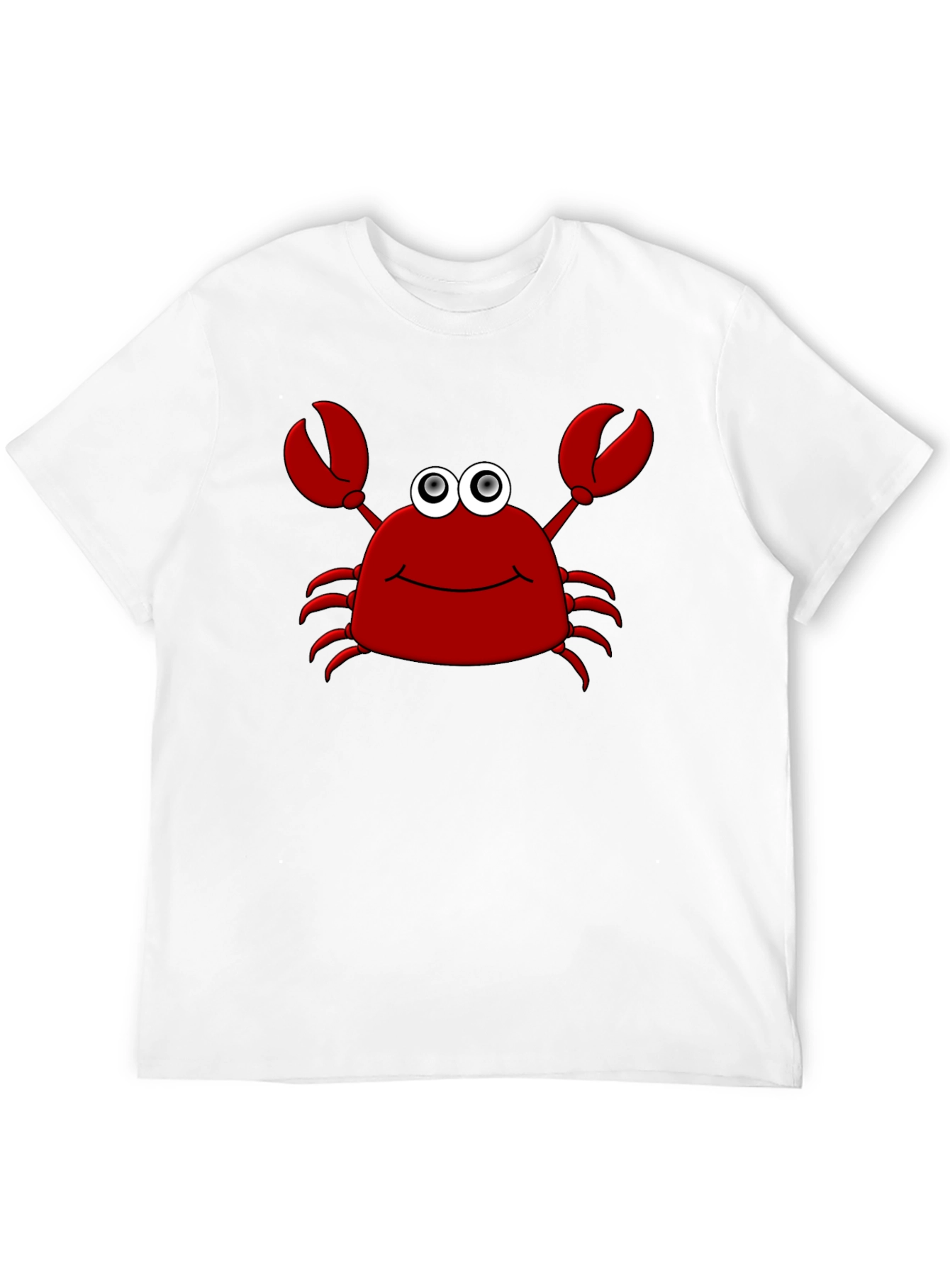 Funny Crab Graphic T-Shirt - Black Cotton Tee