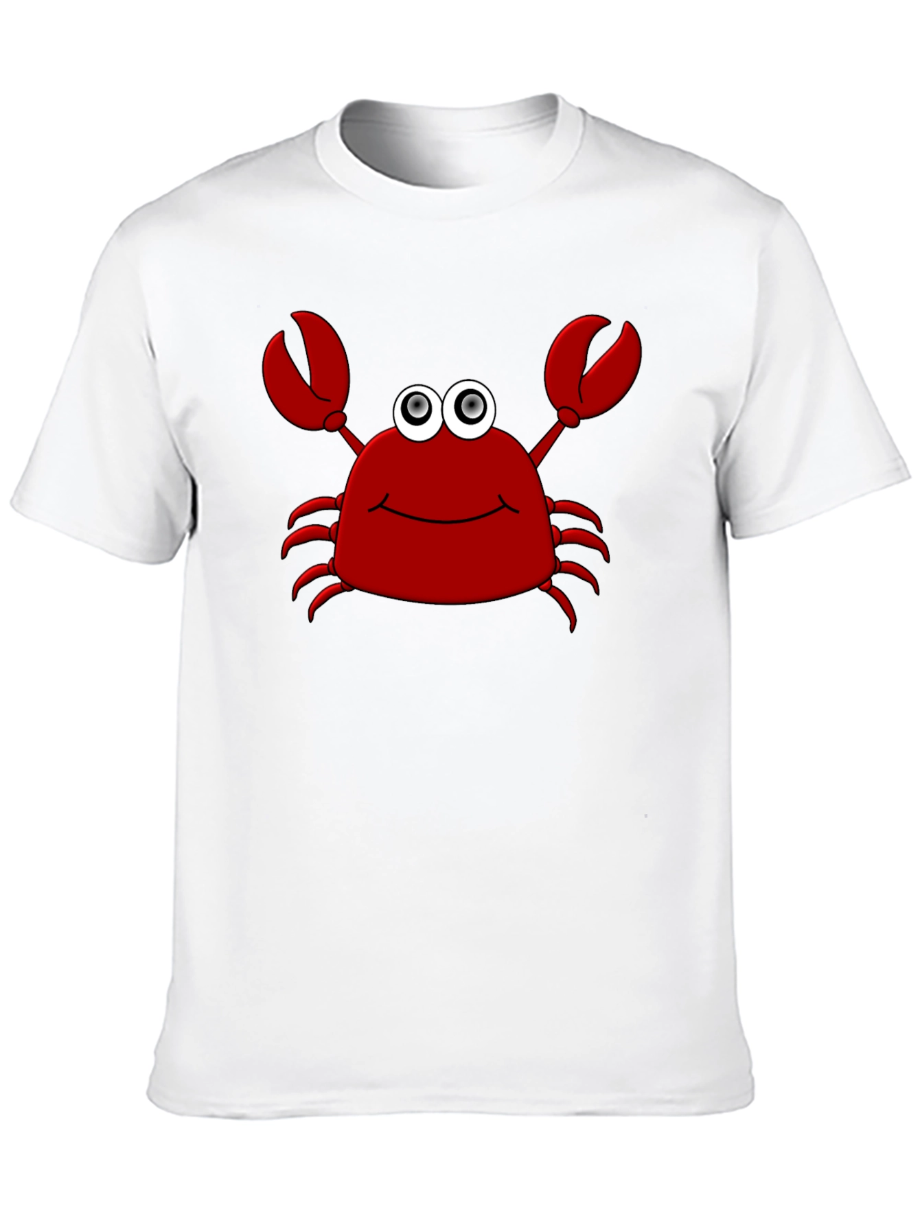 Funny Crab Graphic T-Shirt - Black Cotton Tee