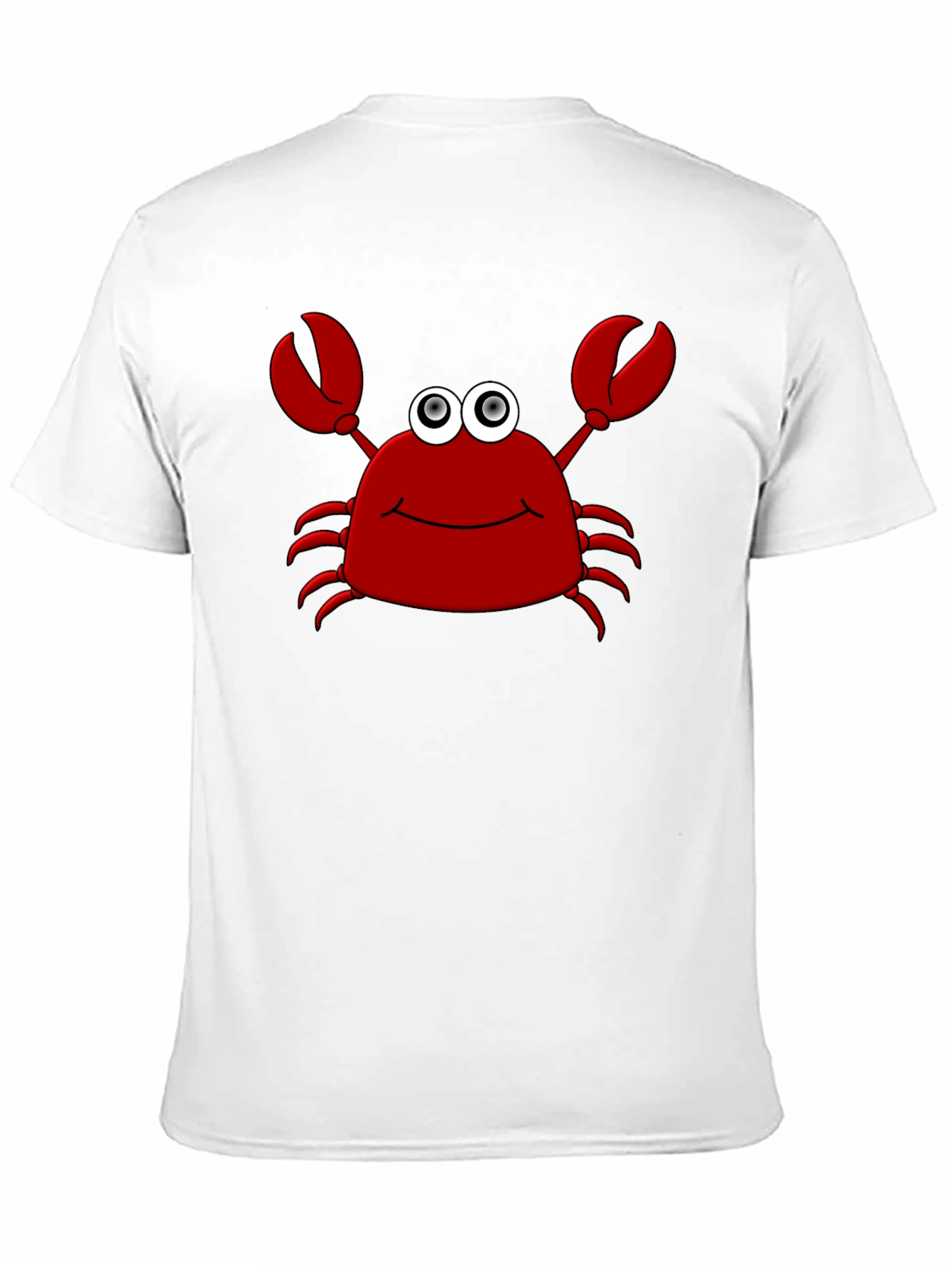 Funny Crab Graphic T-Shirt - Black Cotton Tee