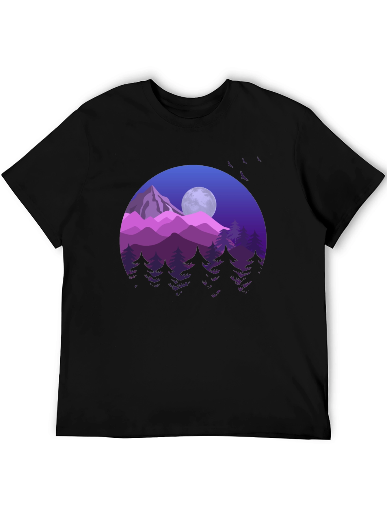 Mountain Nightscape Graphic Tee