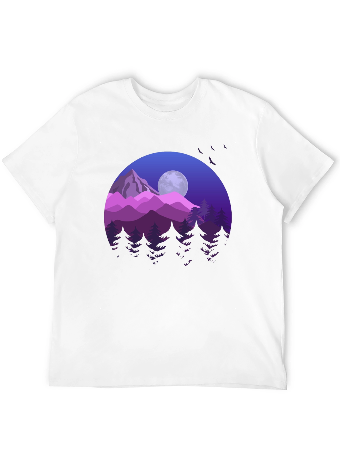 Mountain Nightscape Graphic Tee