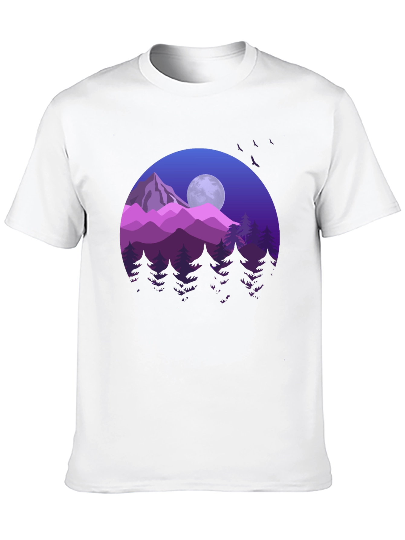 Mountain Nightscape Graphic Tee
