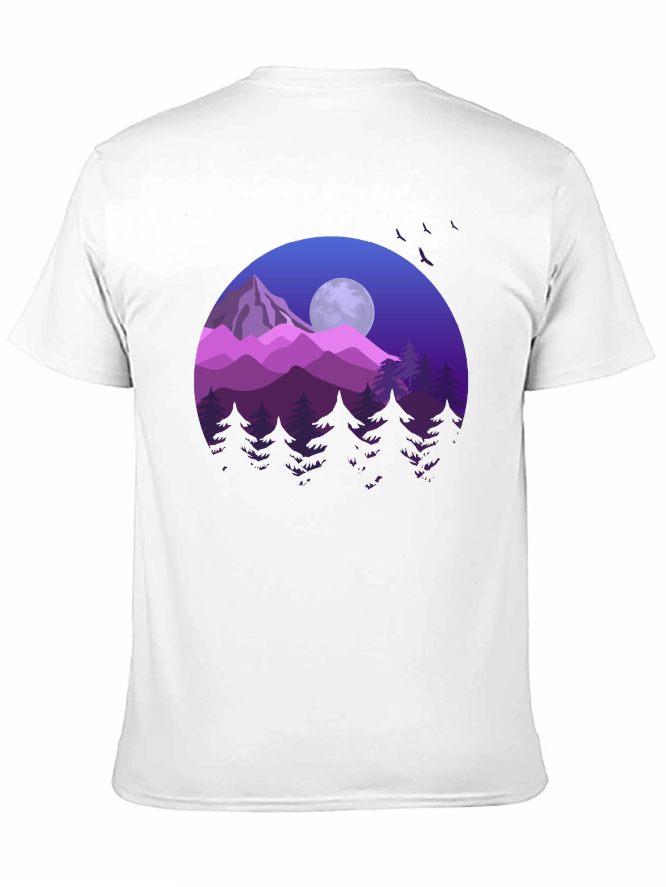 Mountain Nightscape Graphic Tee