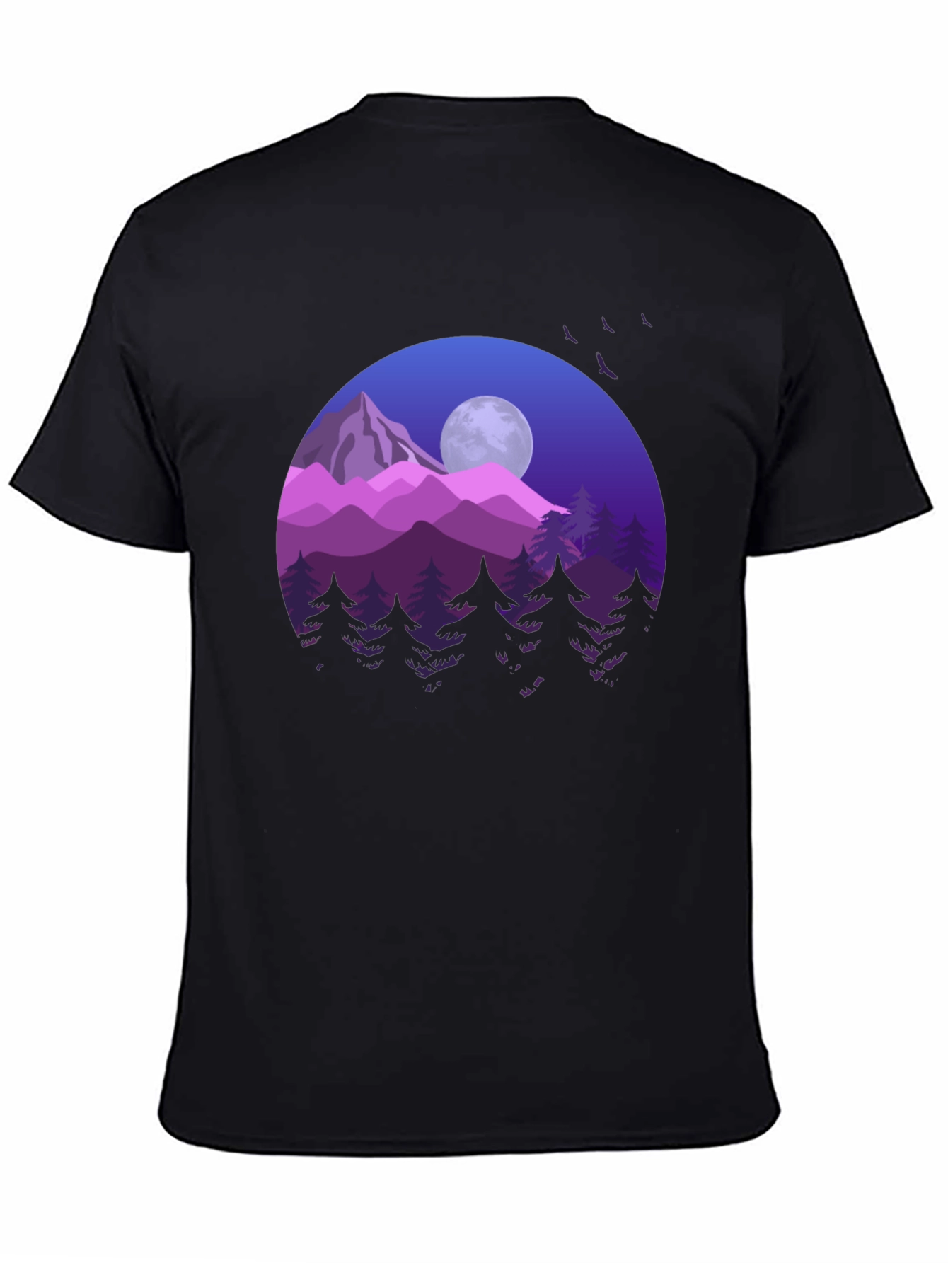 Mountain Nightscape Graphic Tee