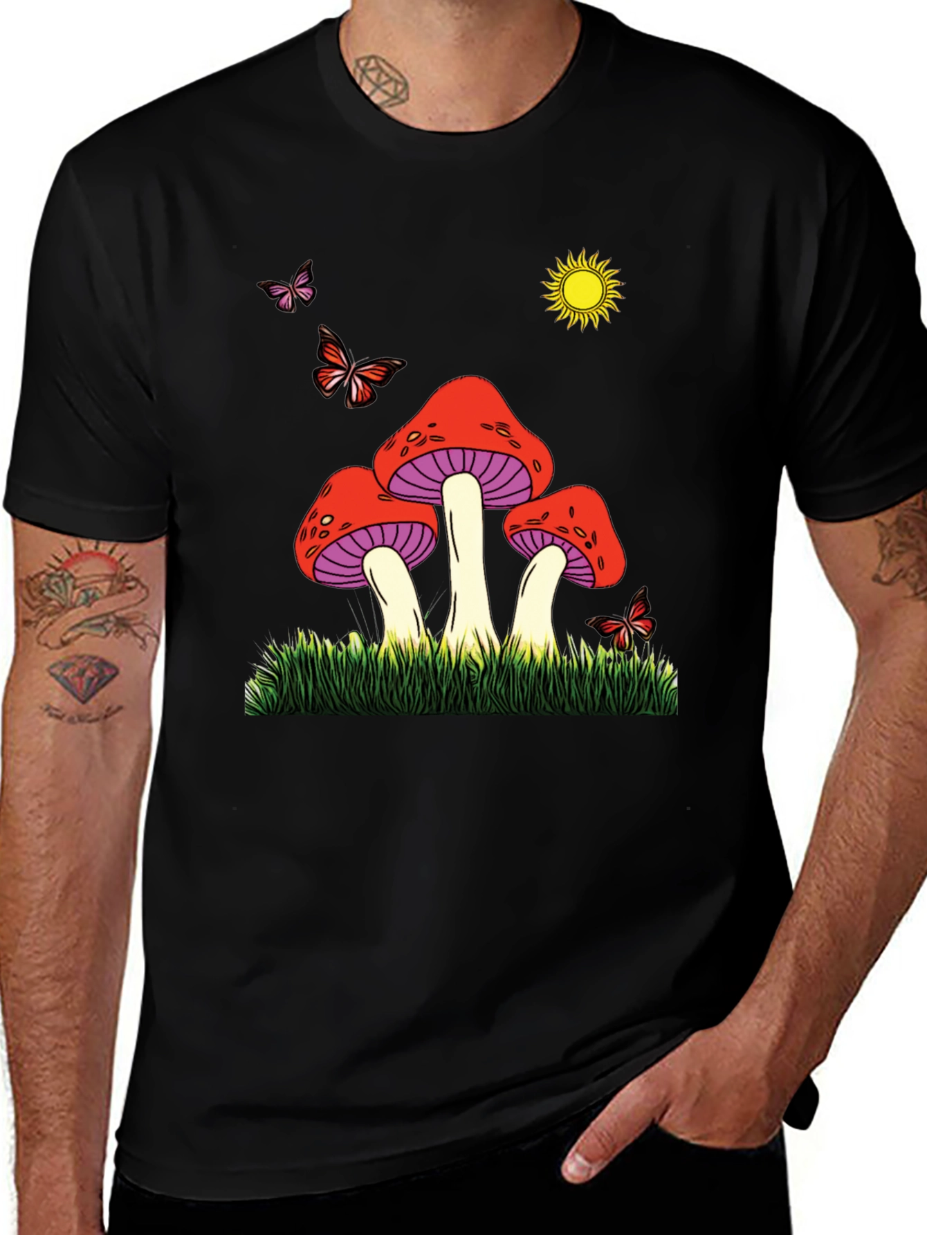 Mushroom Meadow Graphic Tee