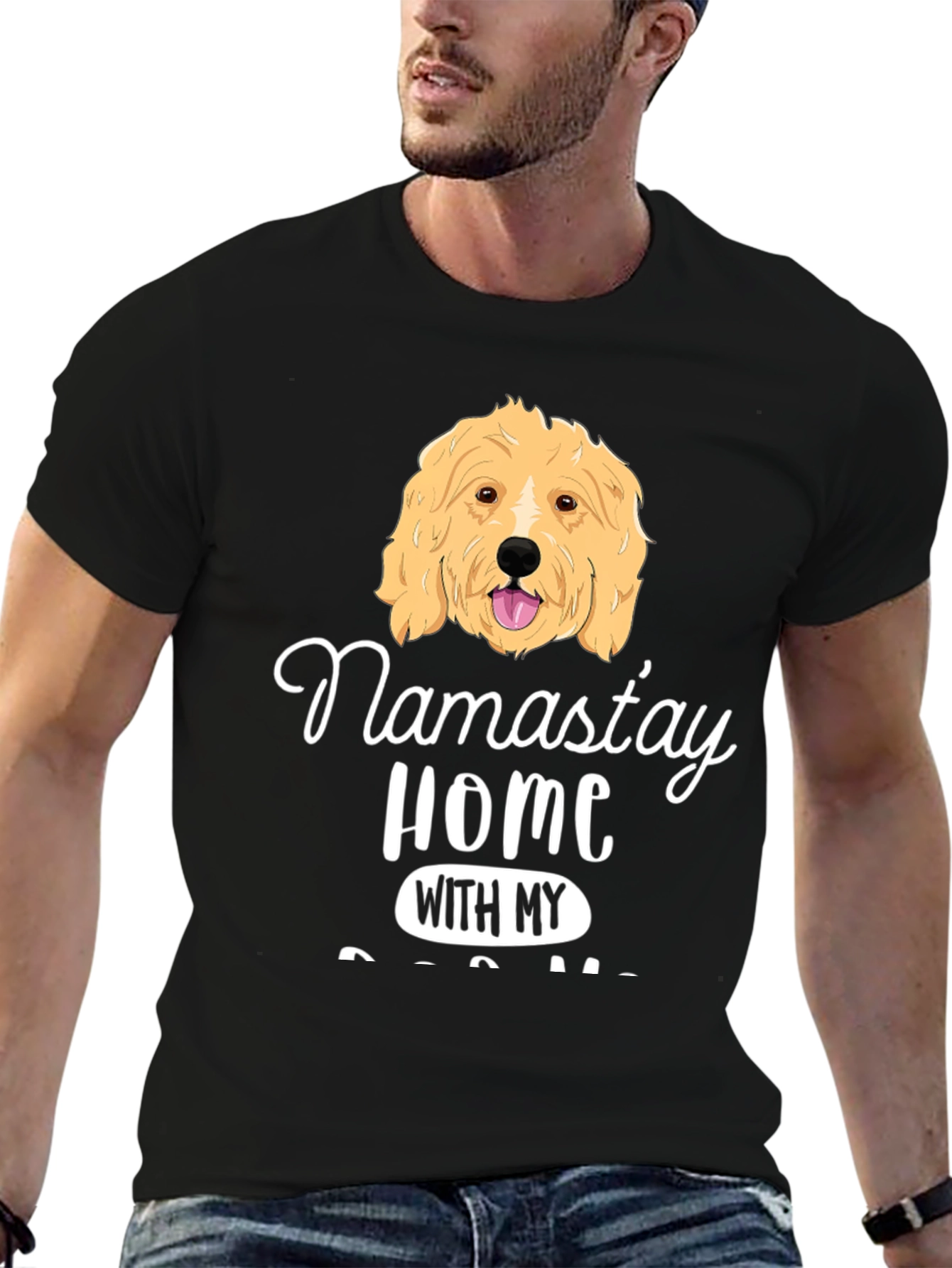 Namastay Home With My Dog T-Shirt